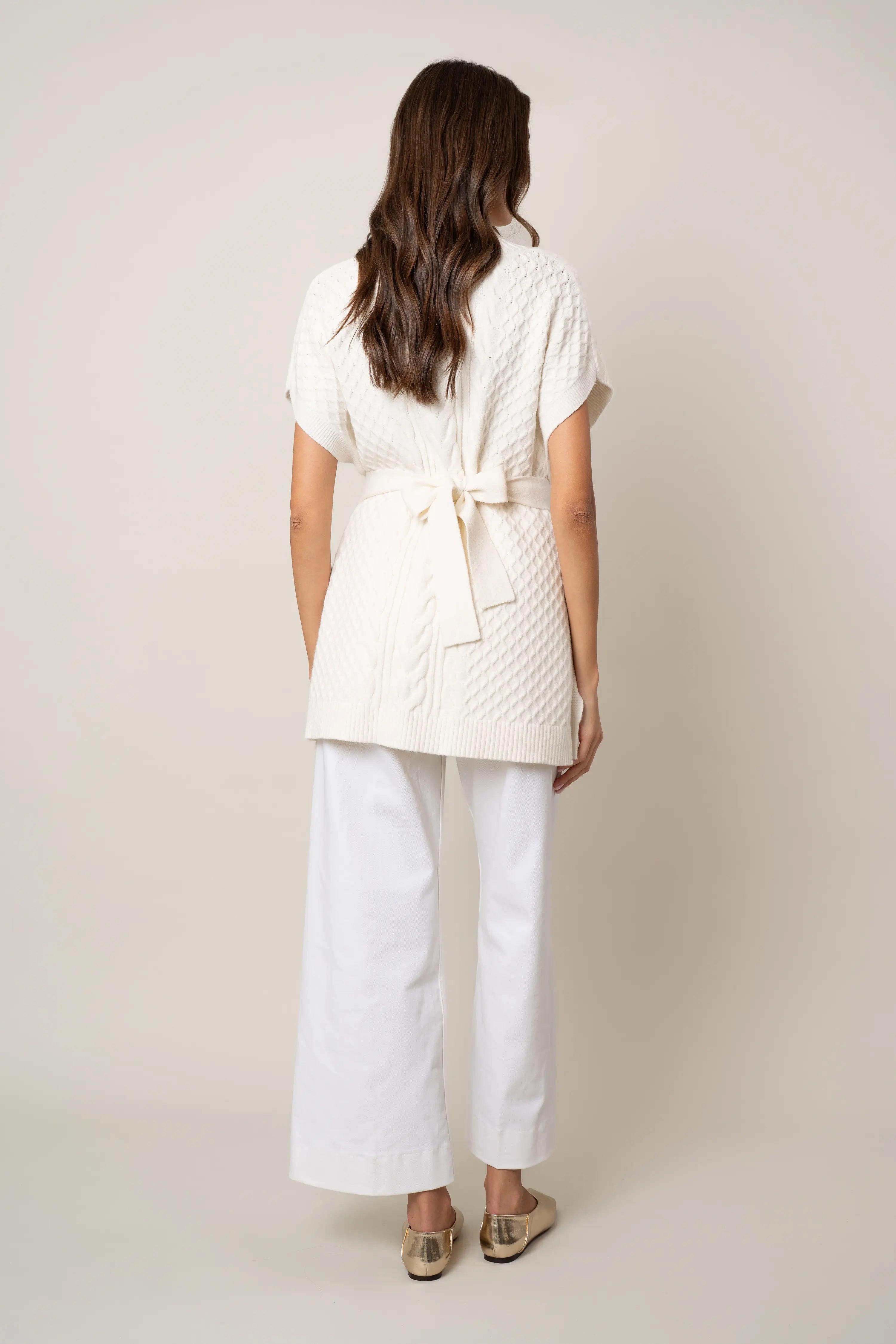 The Belted Cable Vest