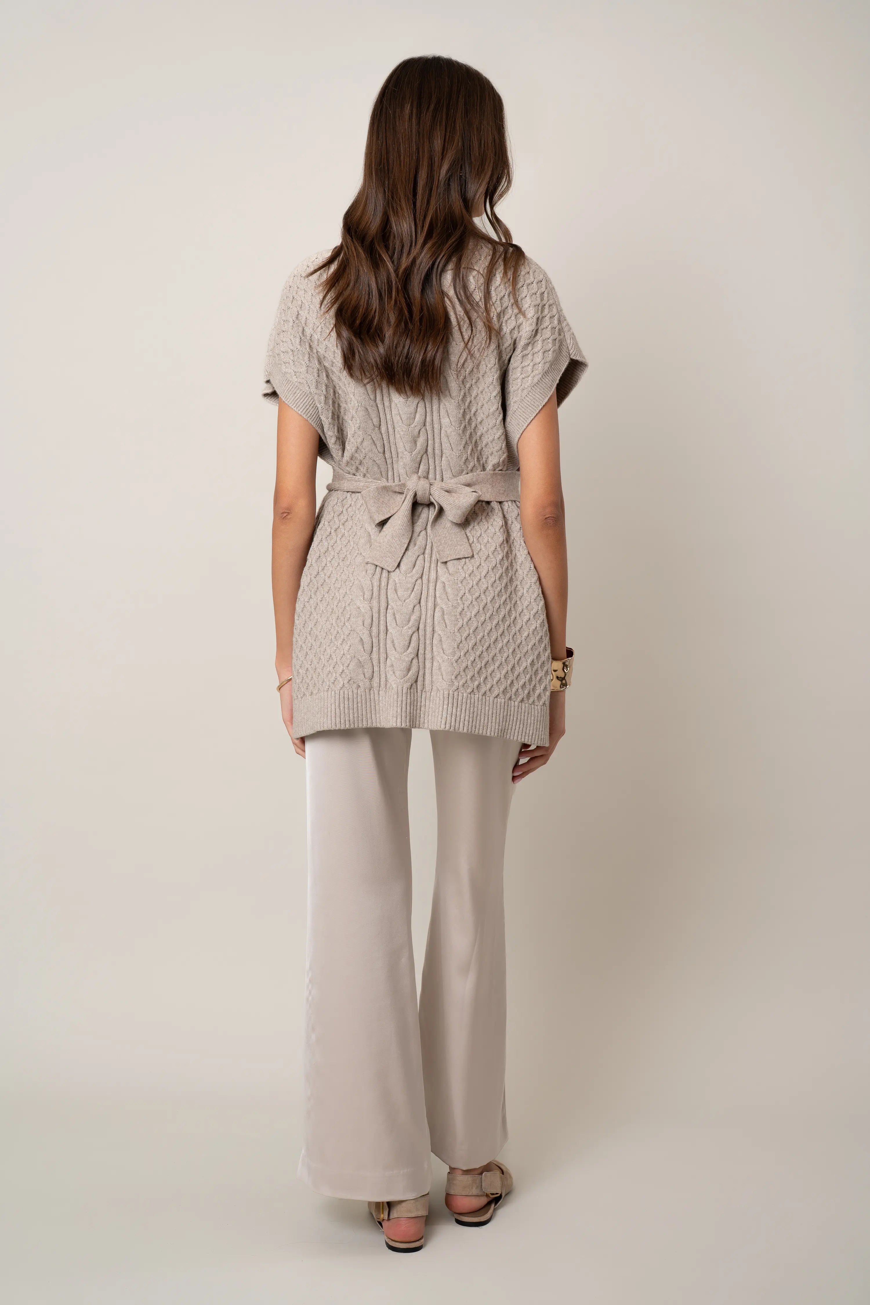 The Belted Cable Vest