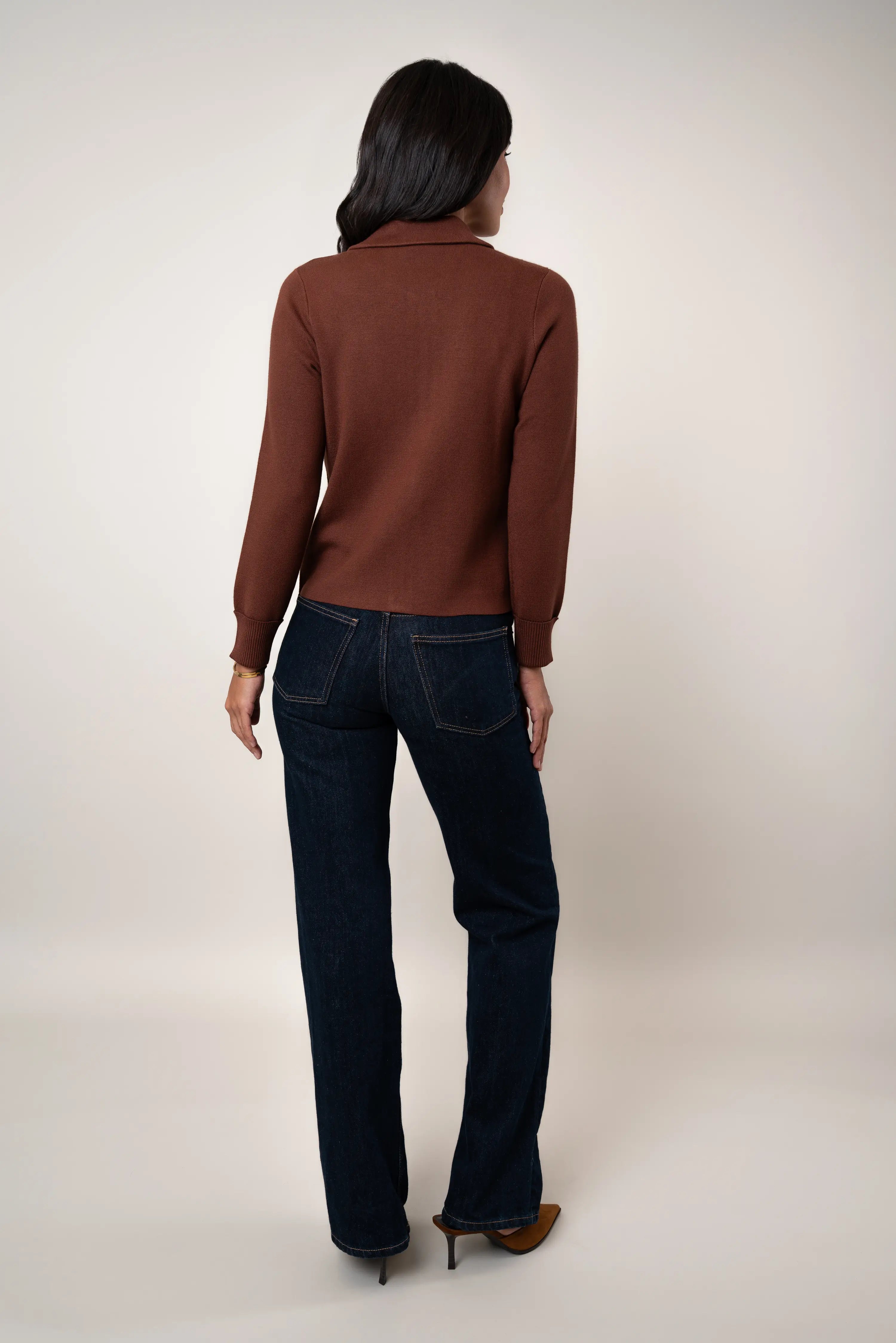 The Zip Collar Cardigan