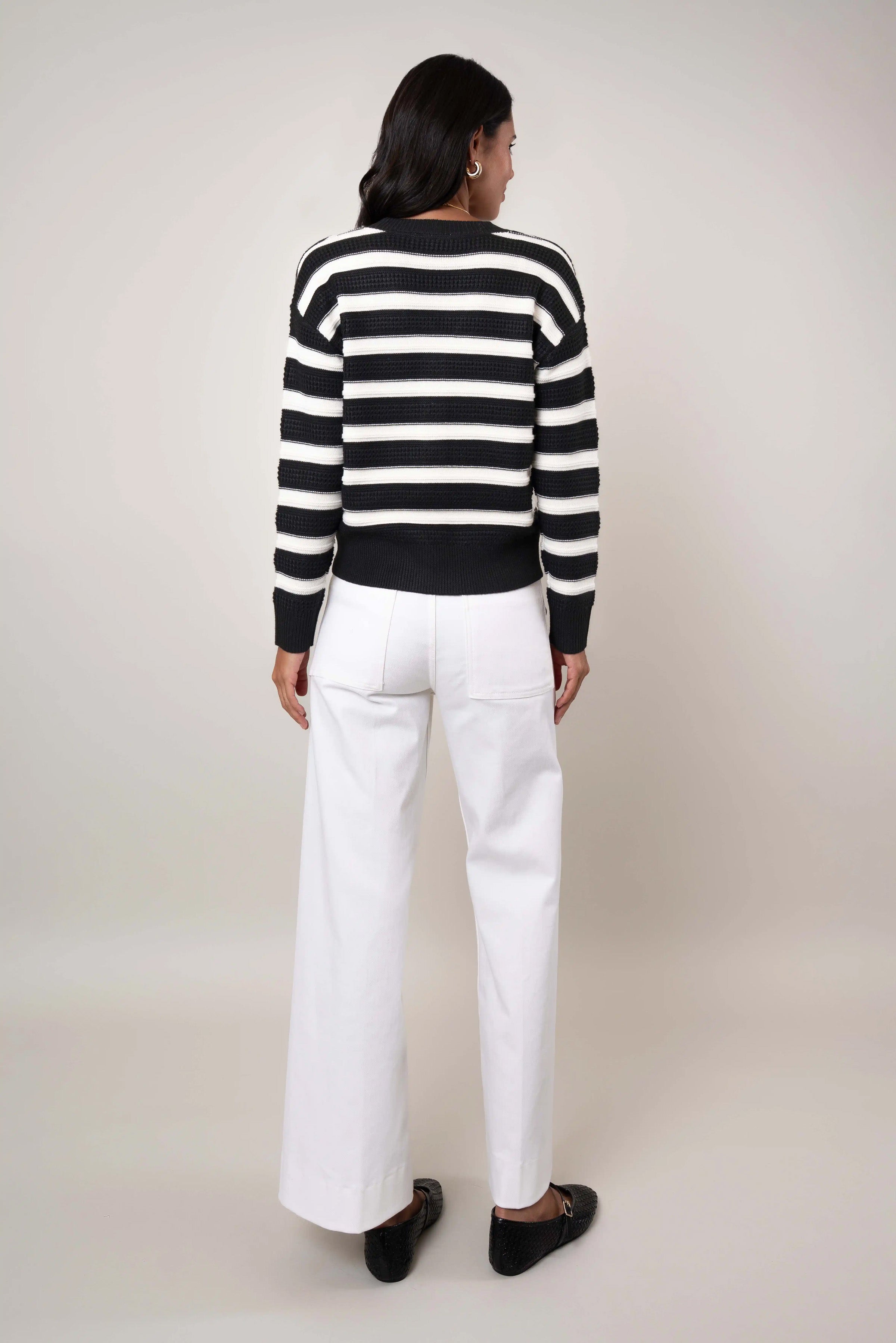 The Modern Stripe Cardigan