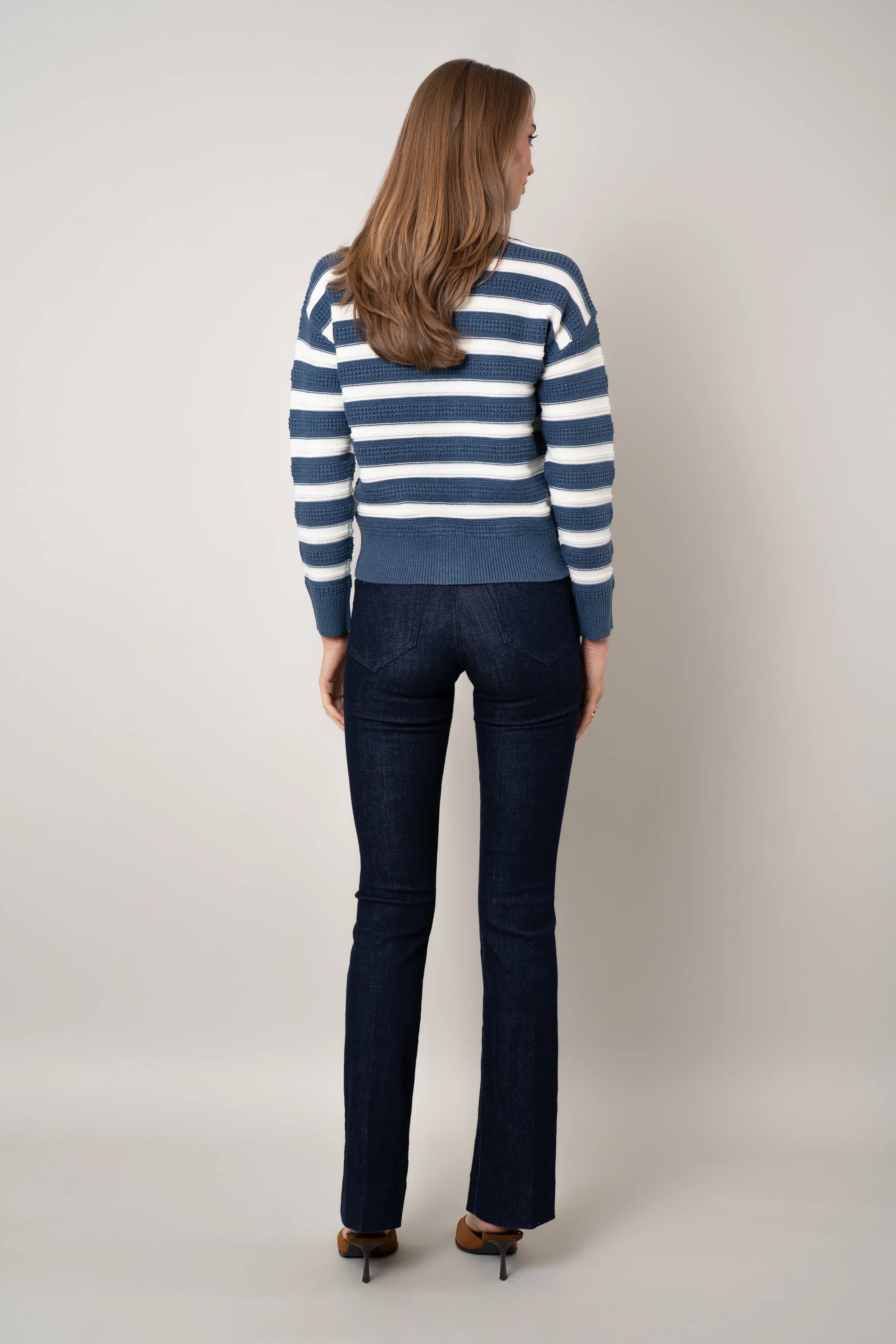 The Modern Stripe Cardigan