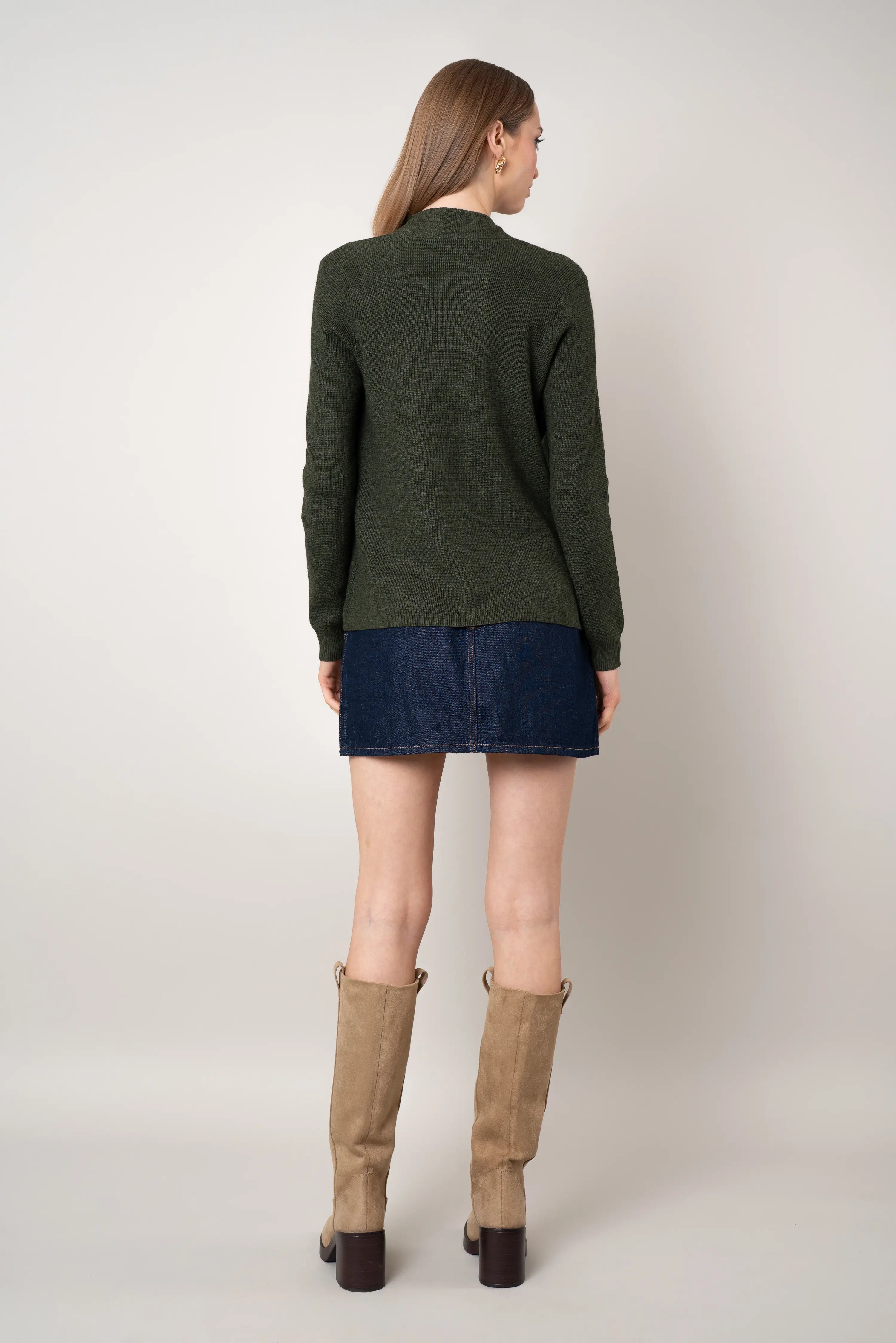 The Waffle Stitch Open Cardigan