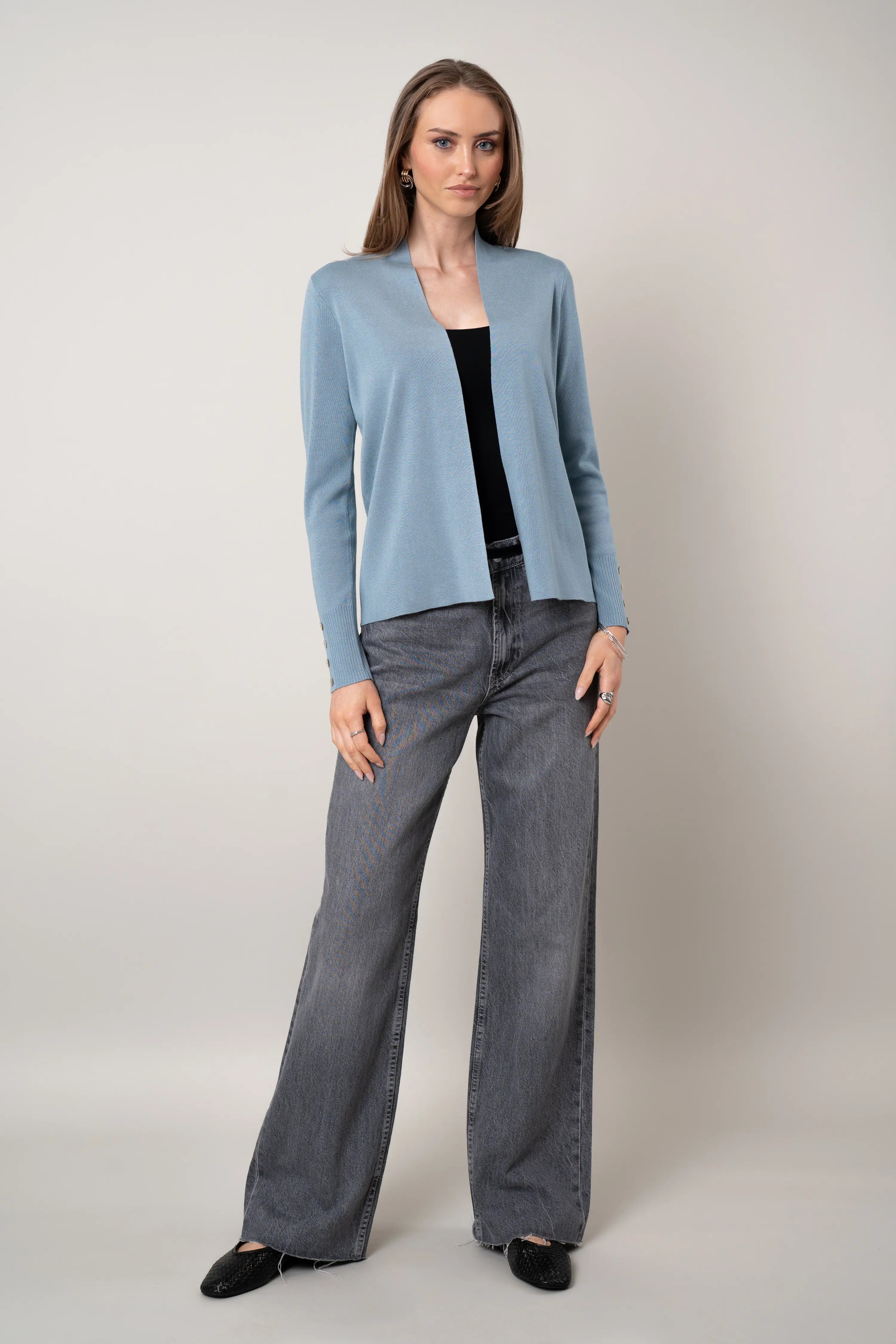 The Lightweight Button Cuff Cardigan