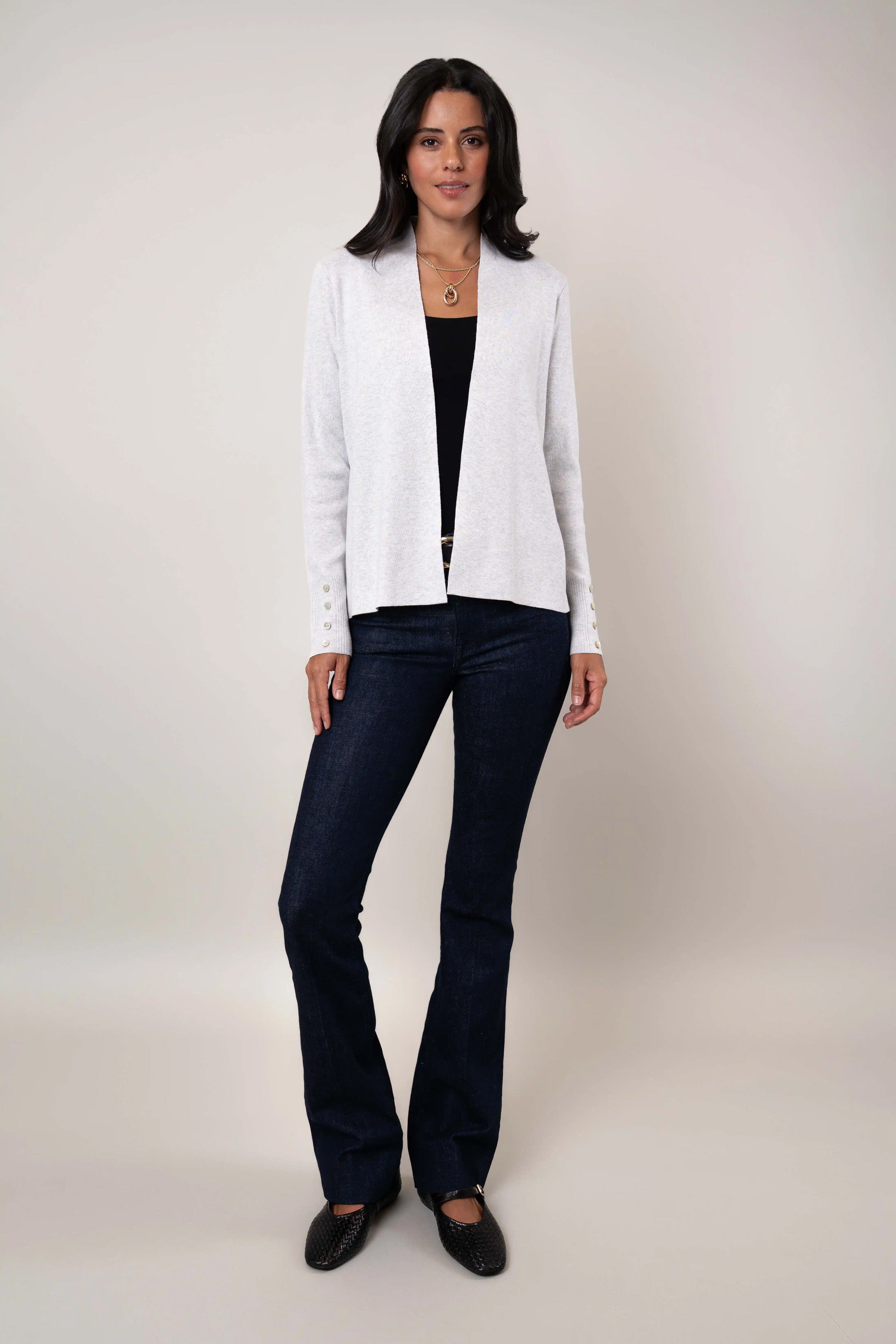 The Lightweight Button Cuff Cardigan