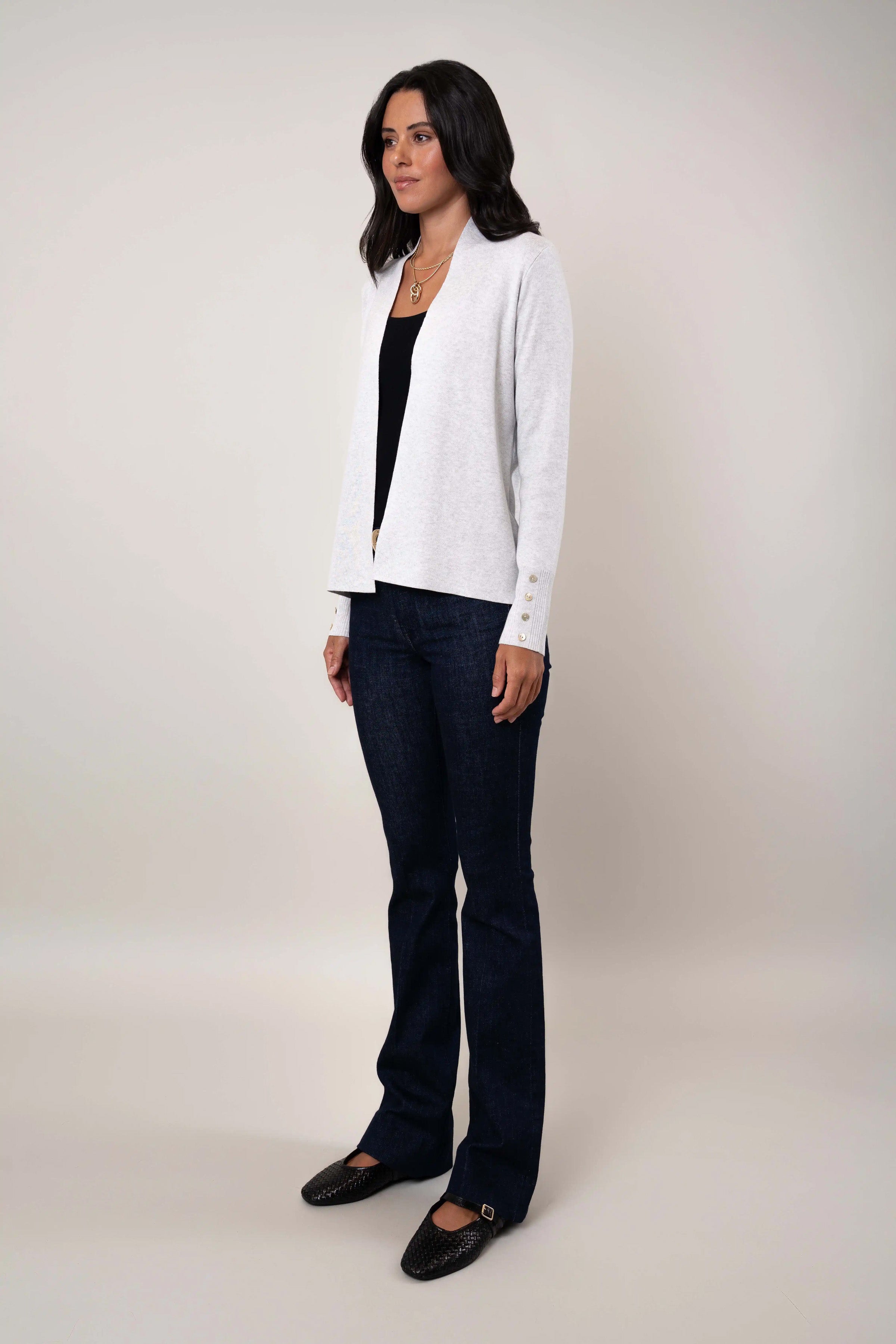The Lightweight Button Cuff Cardigan