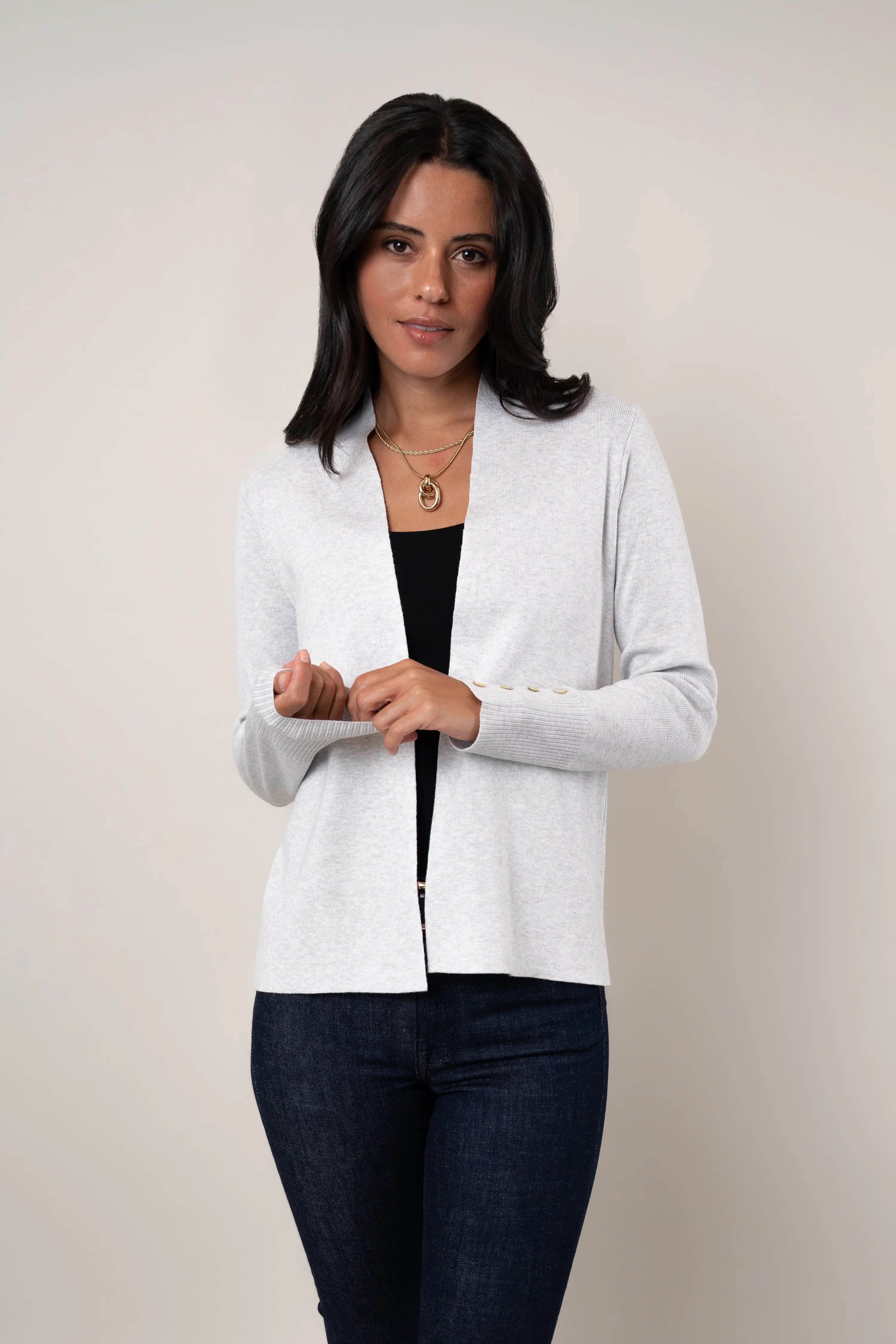 The Lightweight Button Cuff Cardigan