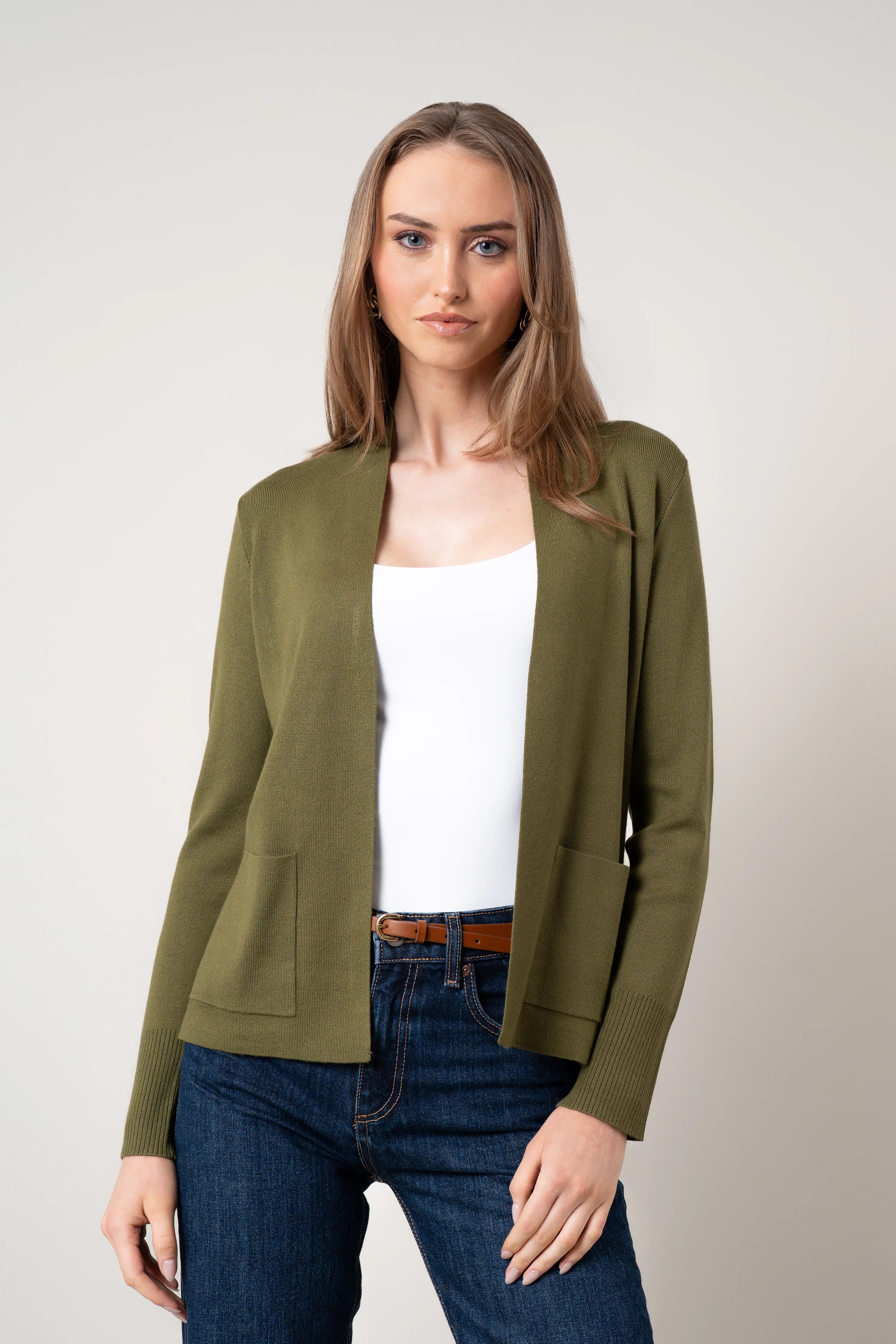 The Refined Open Cardigan