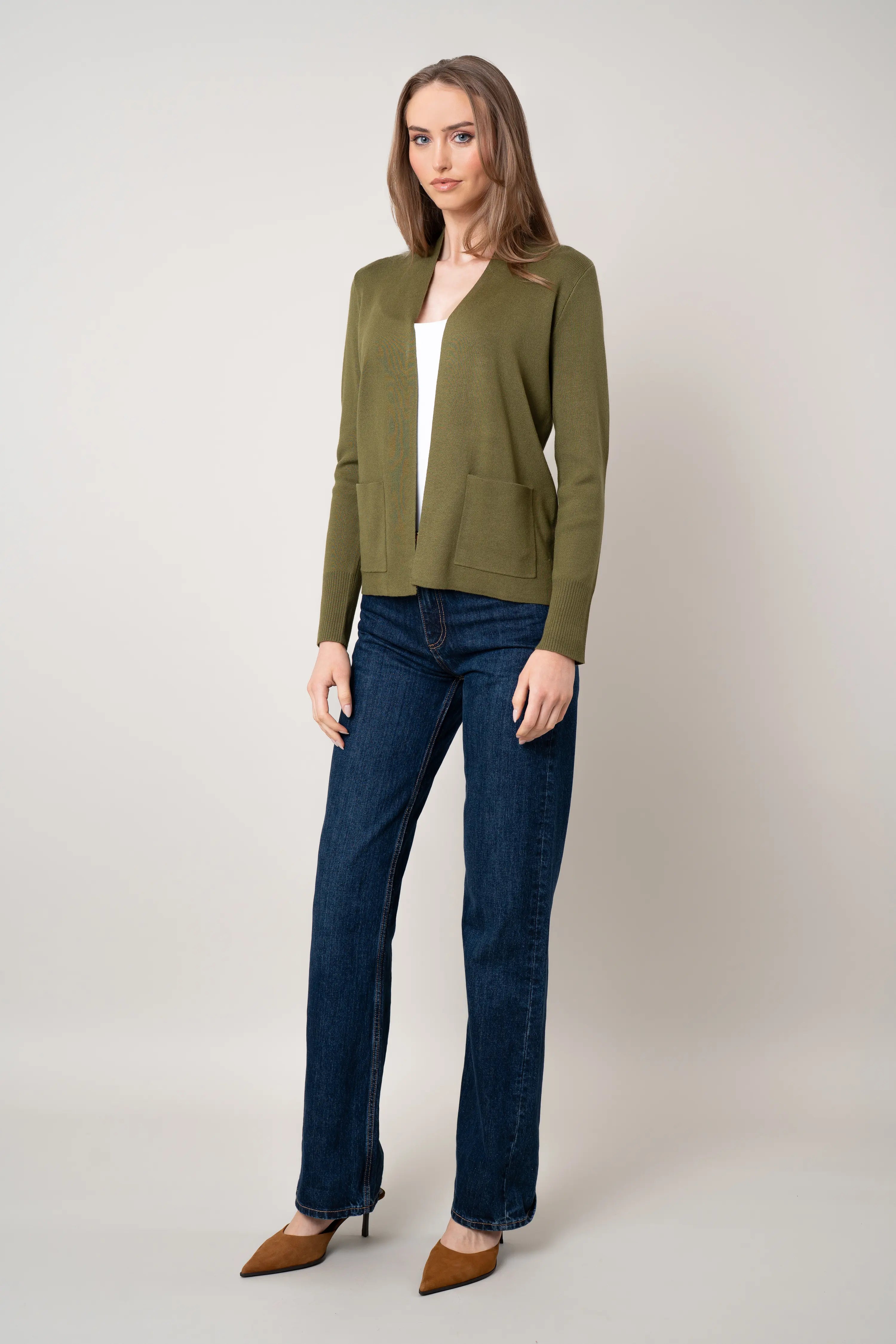 The Refined Open Cardigan