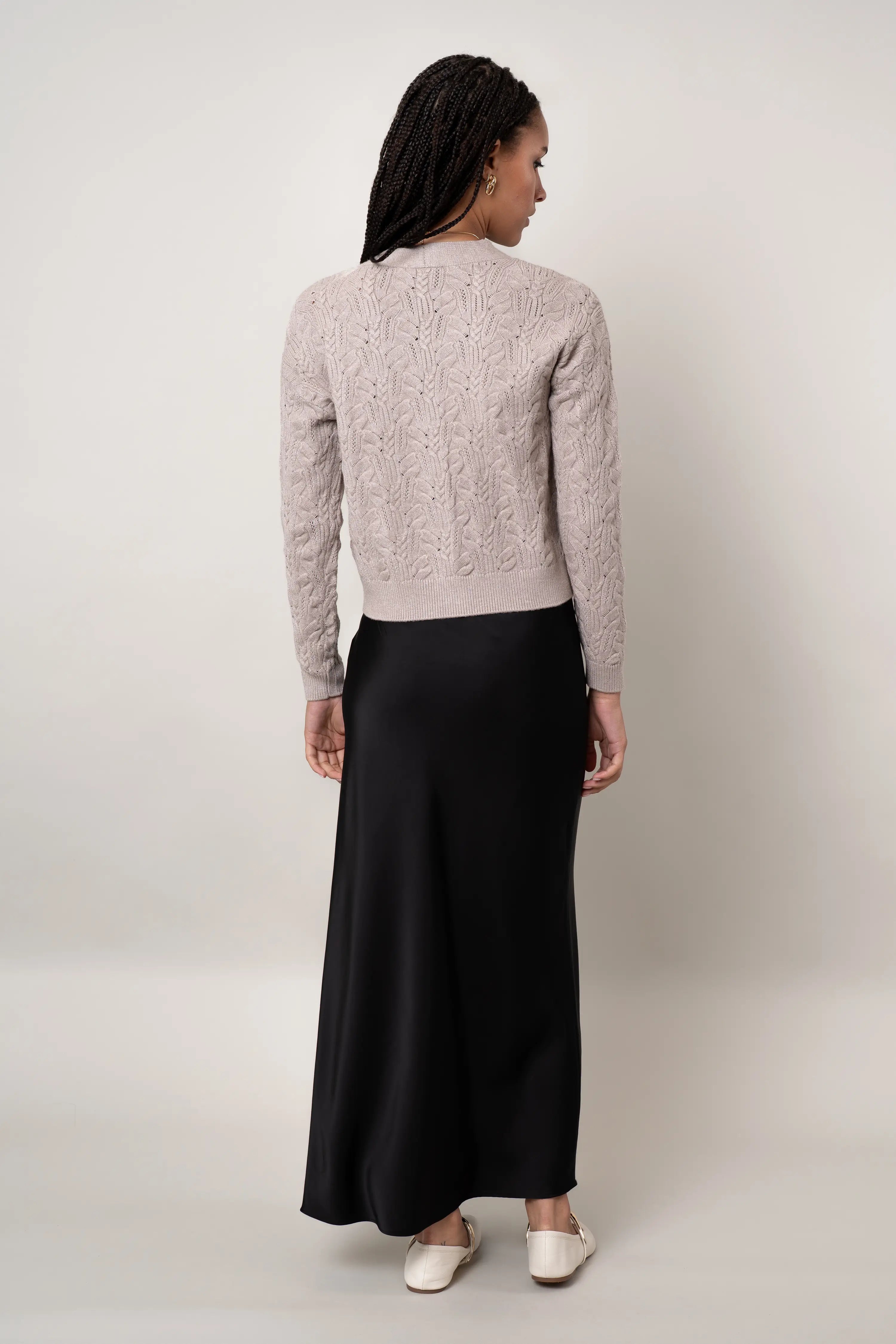 The Pointelle Vine Cardigan