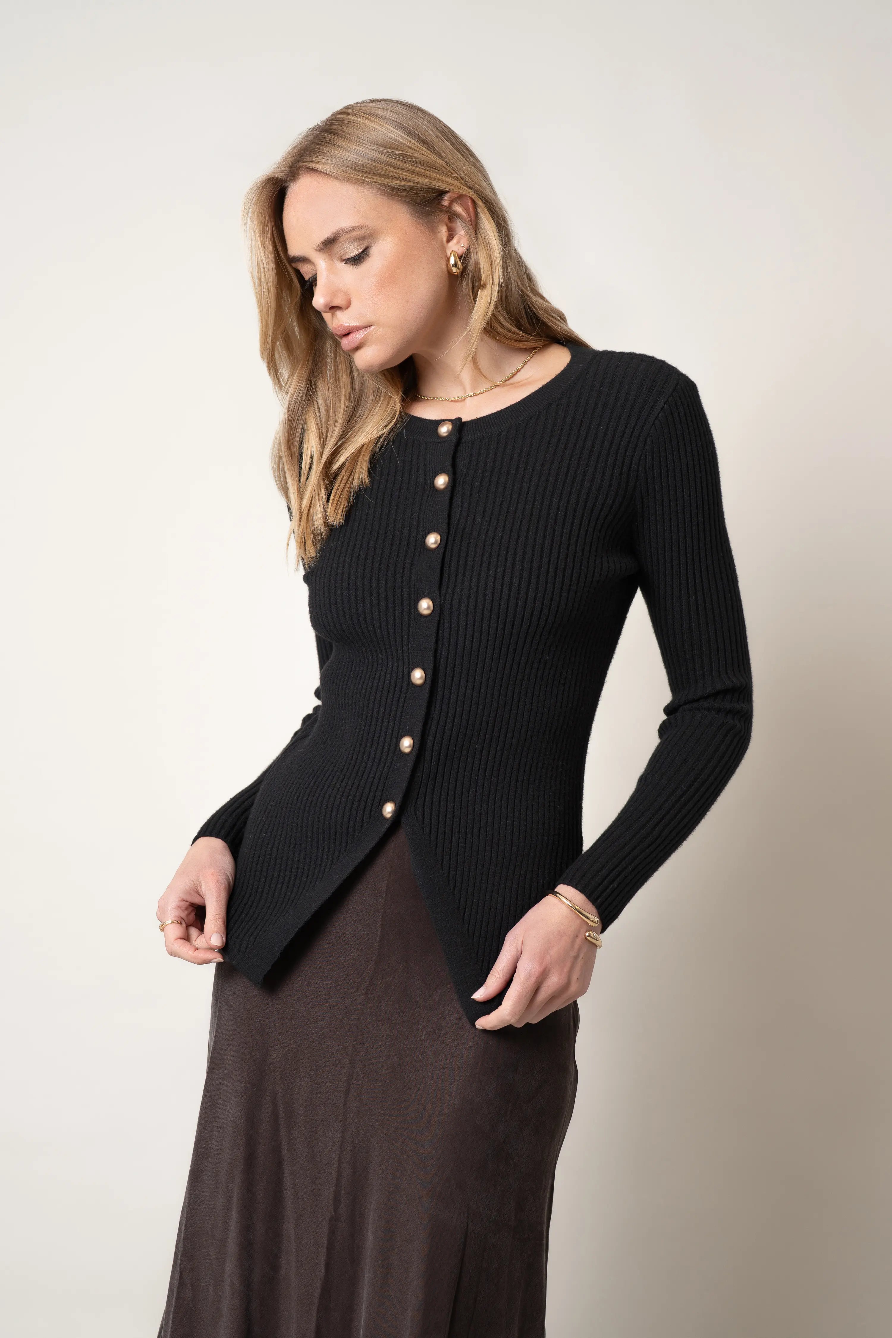 The Hourglass Rib Cardigan