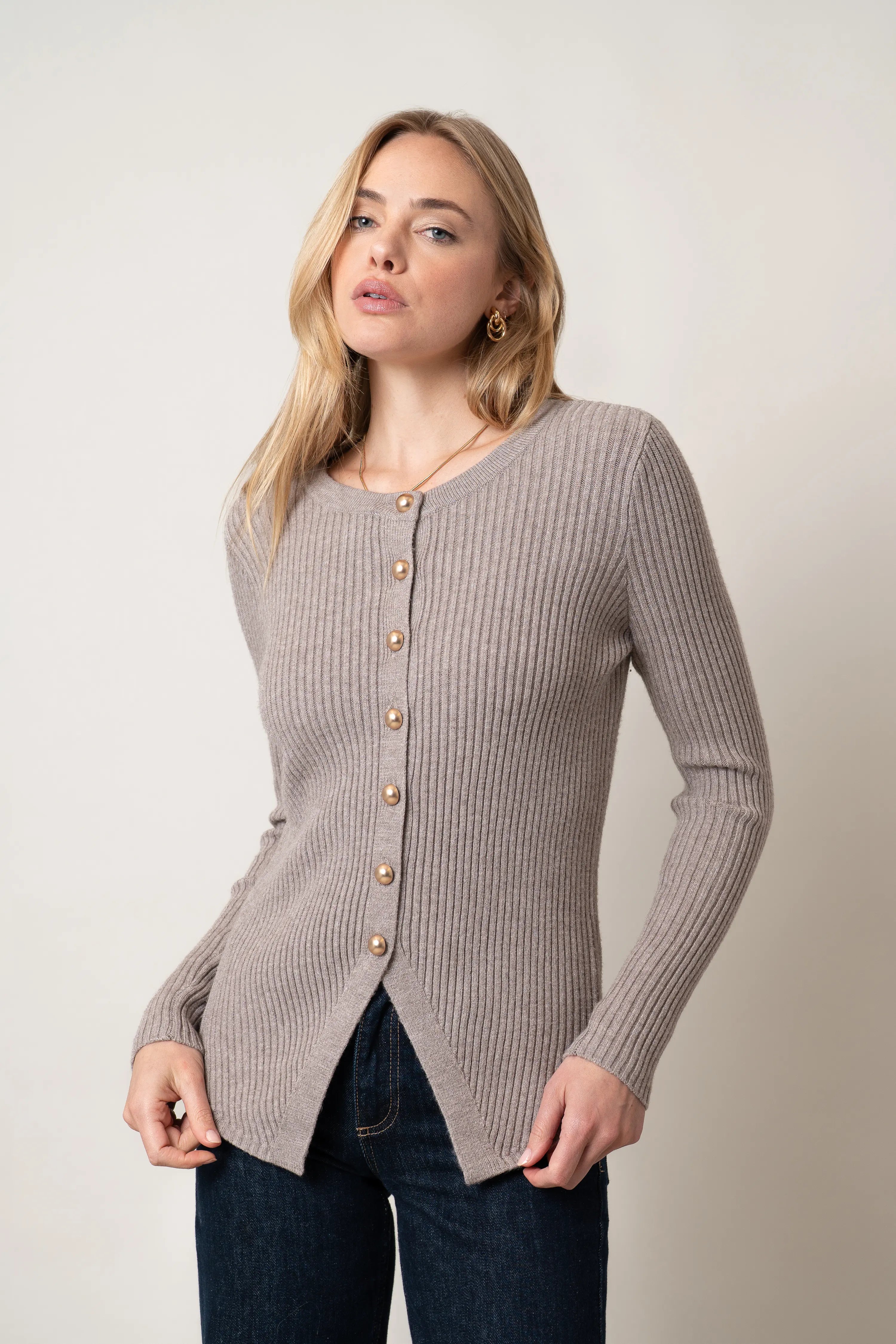 The Hourglass Rib Cardigan