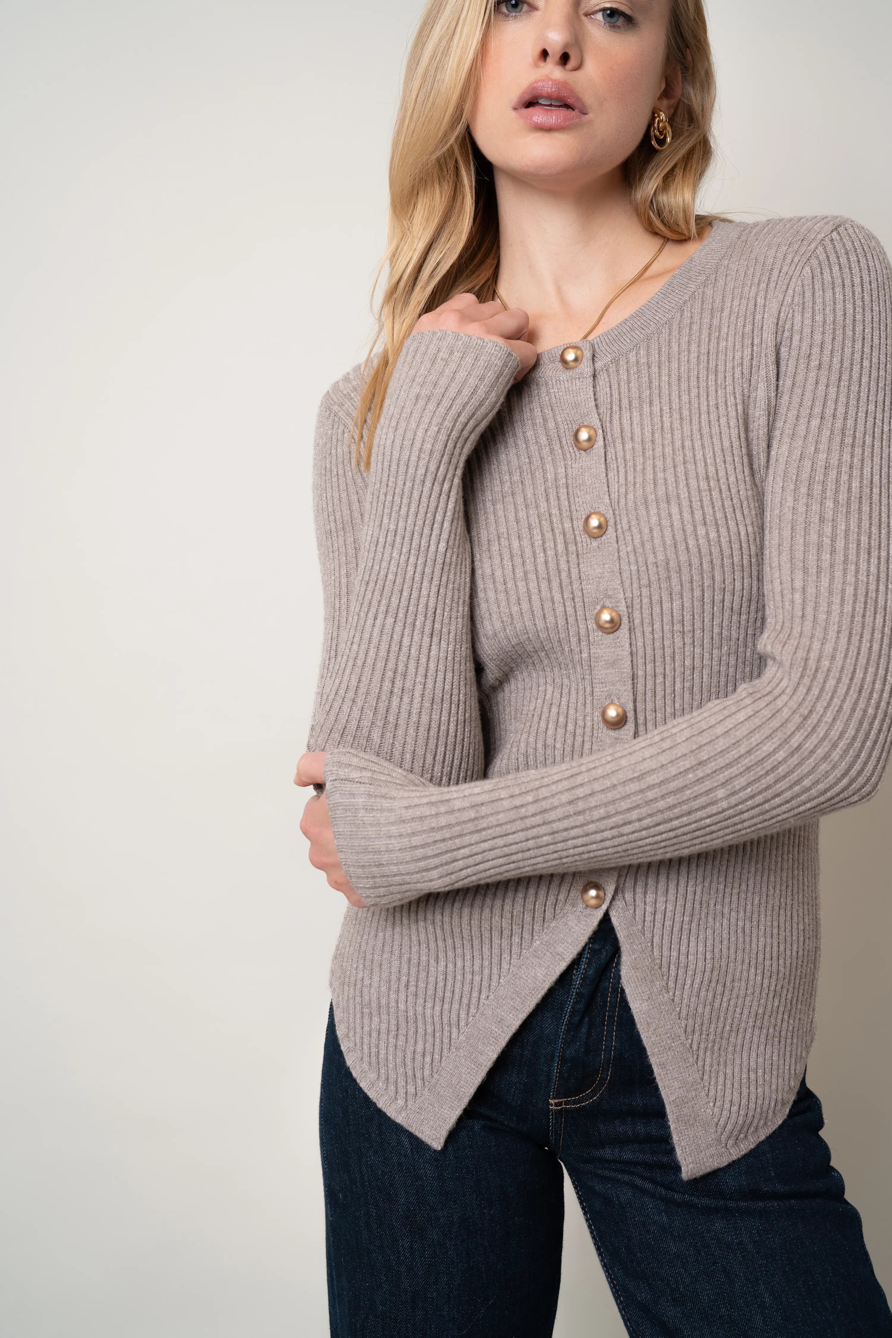 The Hourglass Rib Cardigan