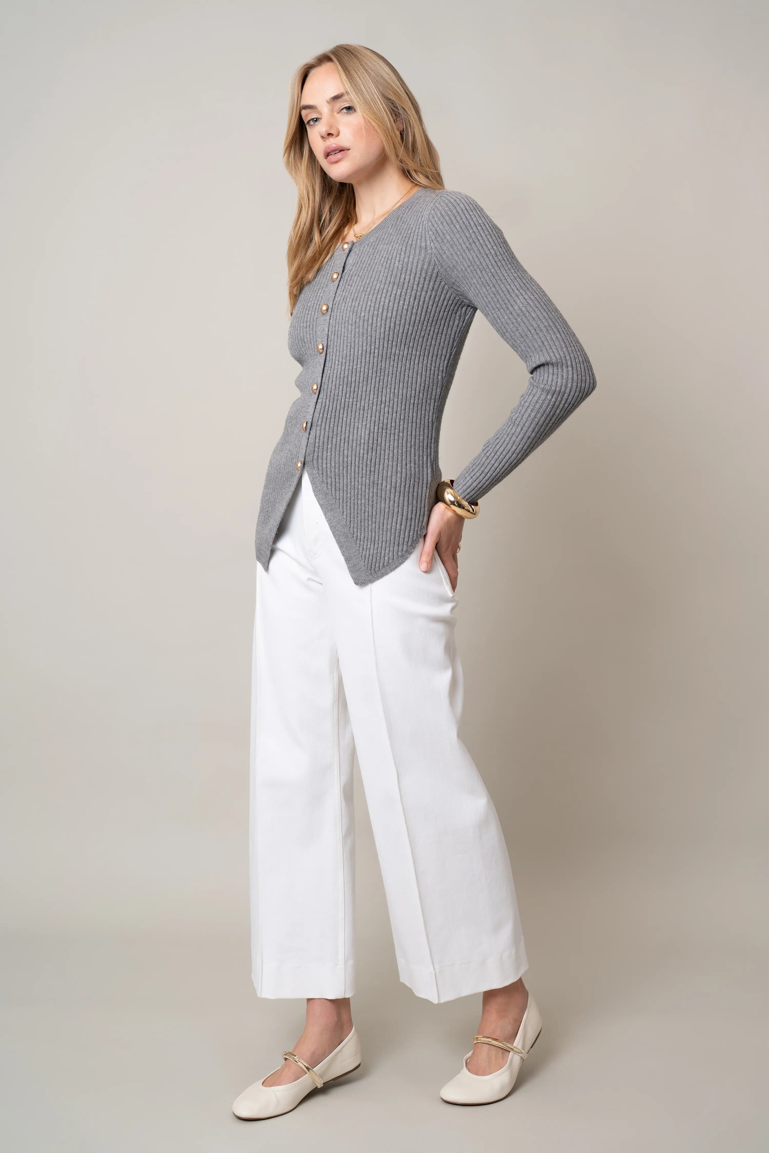 The Hourglass Rib Cardigan