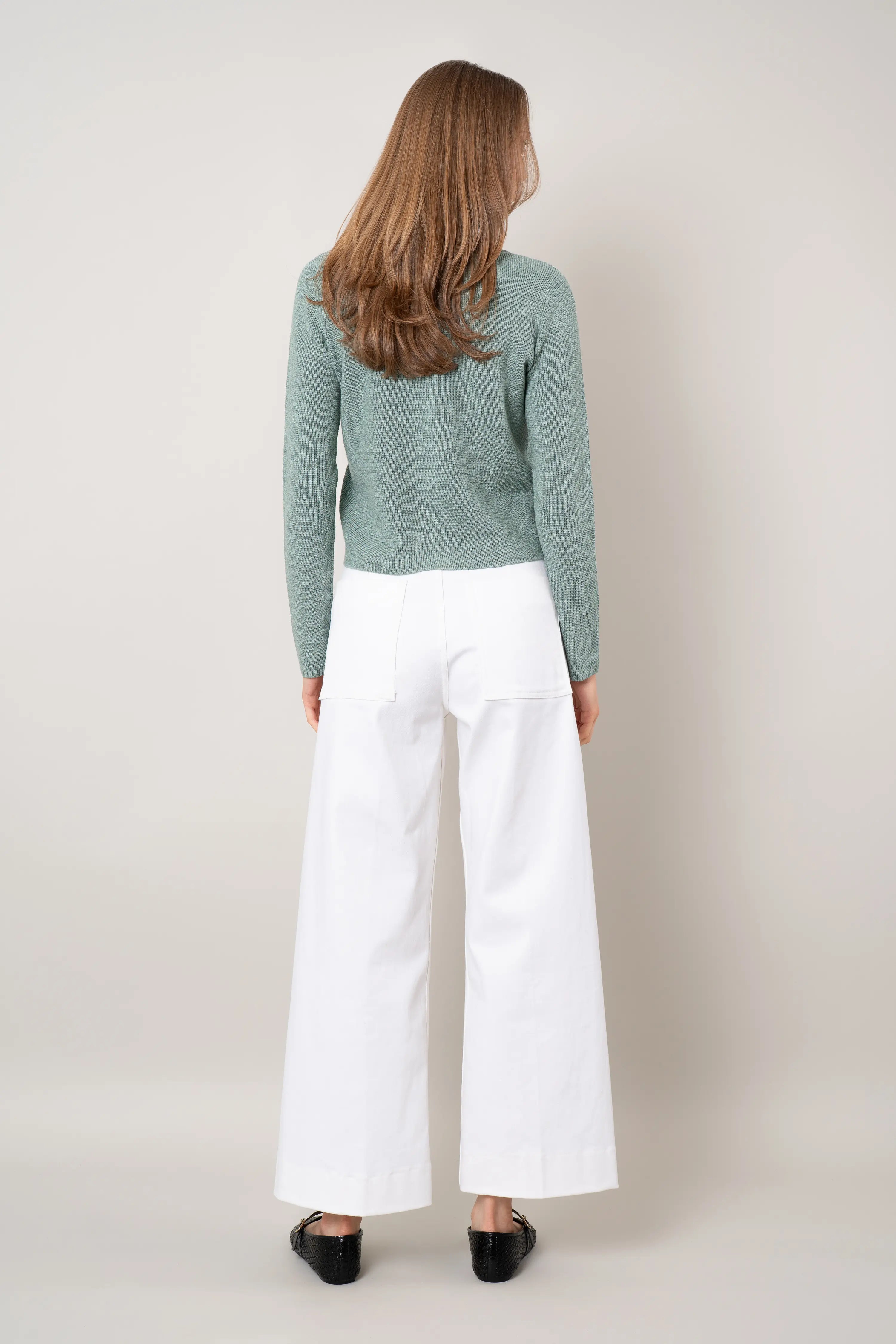 The Monochrome Button Cardigan