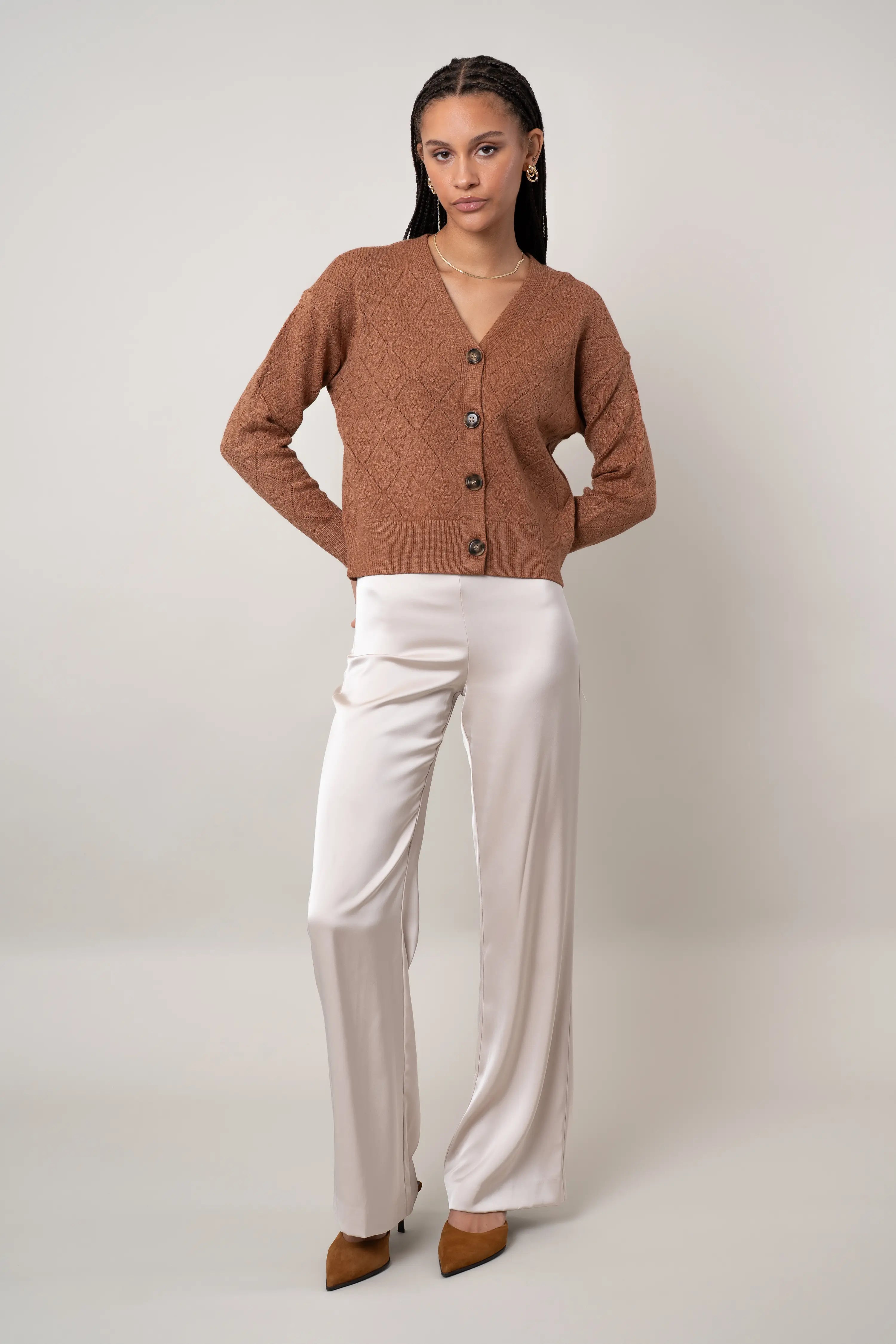 The Diamond Stitch Cardigan