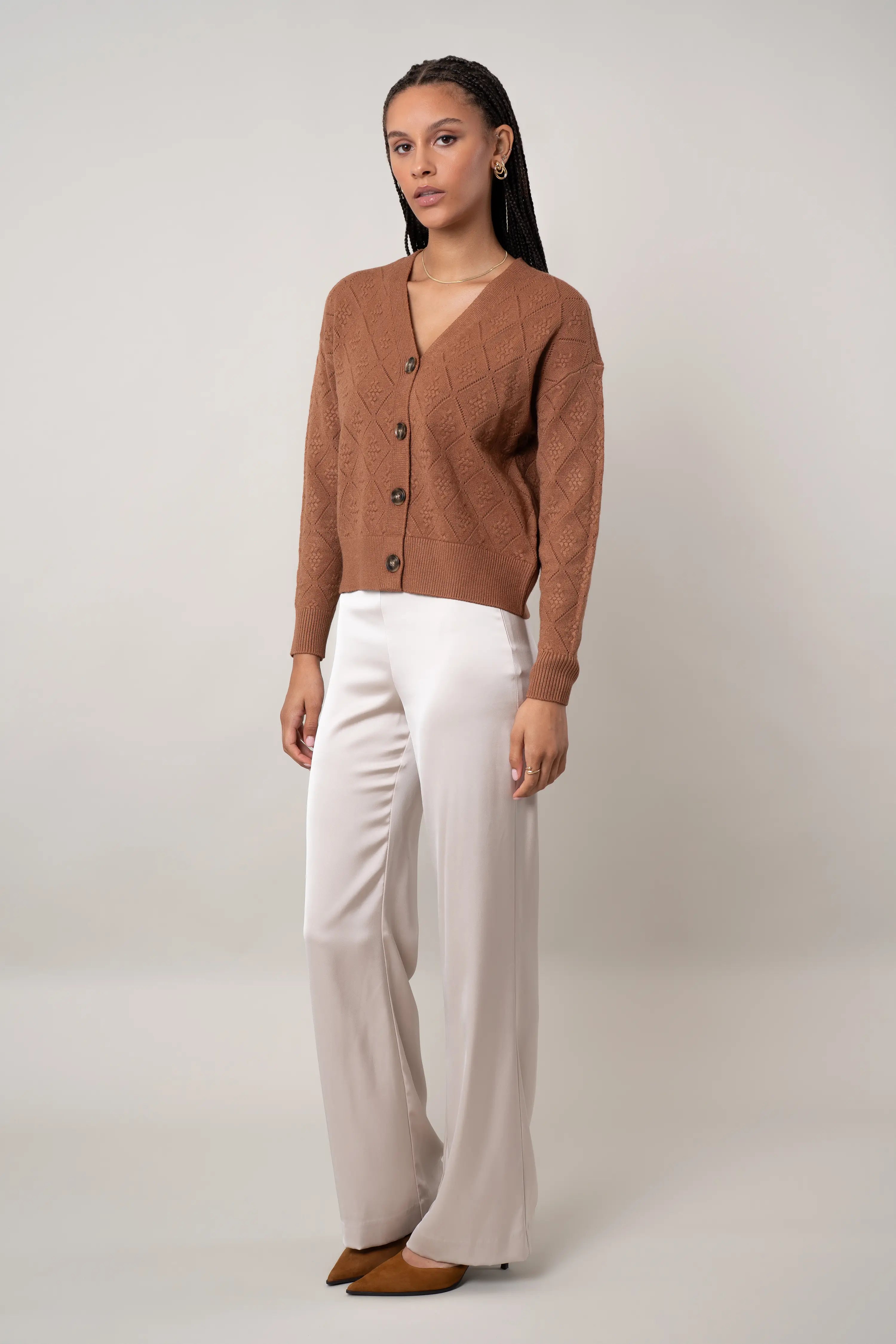 The Diamond Stitch Cardigan