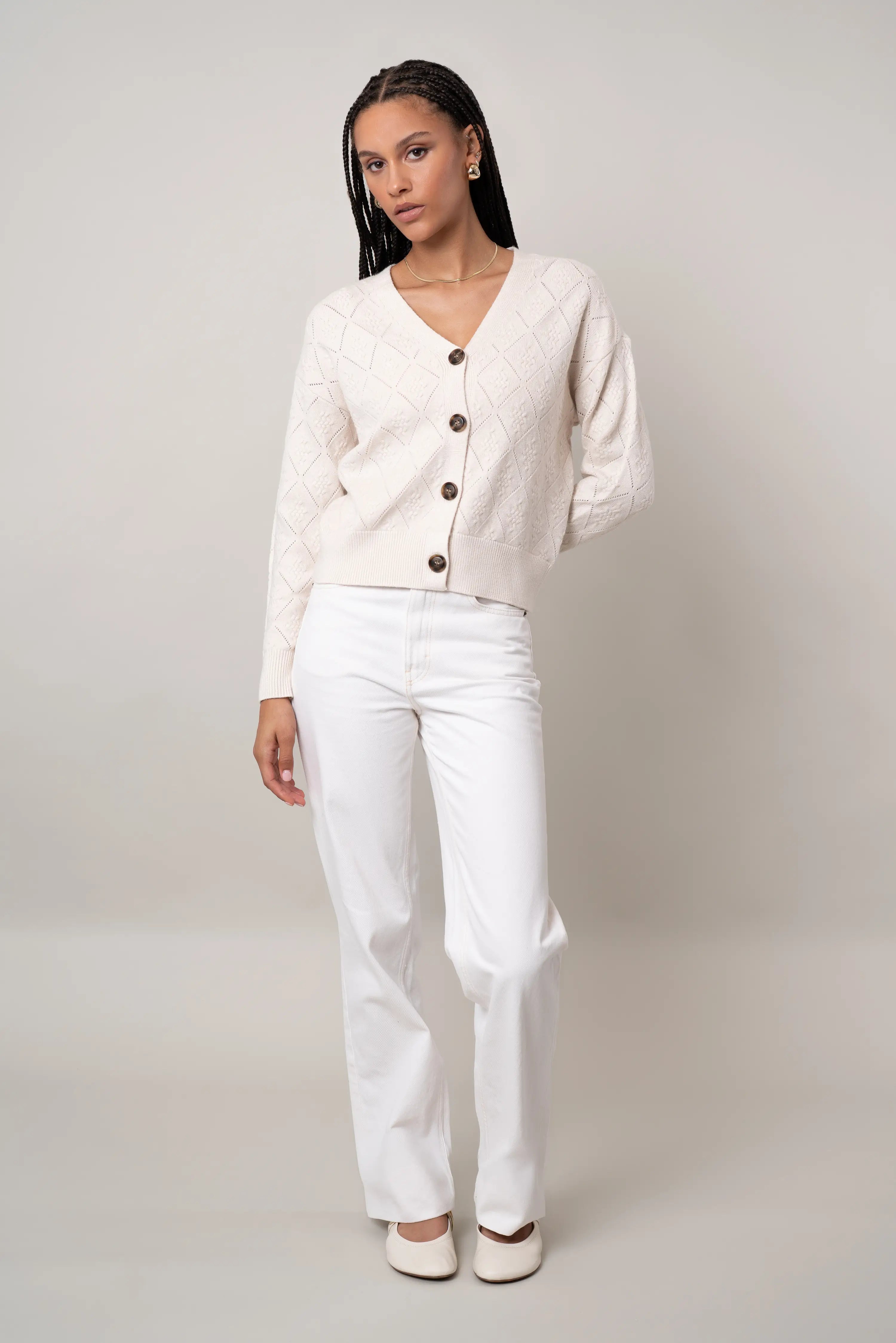 The Diamond Stitch Cardigan