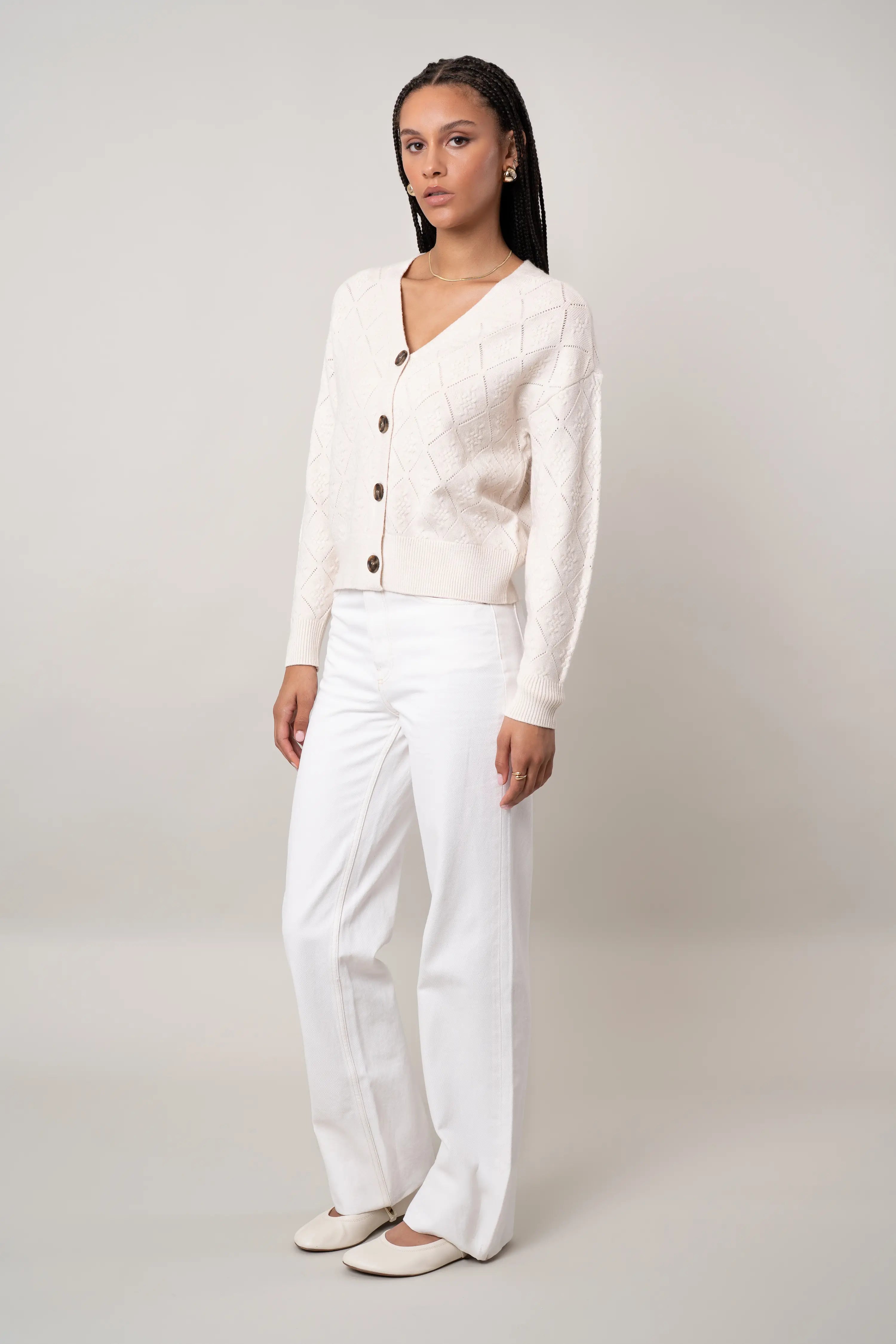 The Diamond Stitch Cardigan