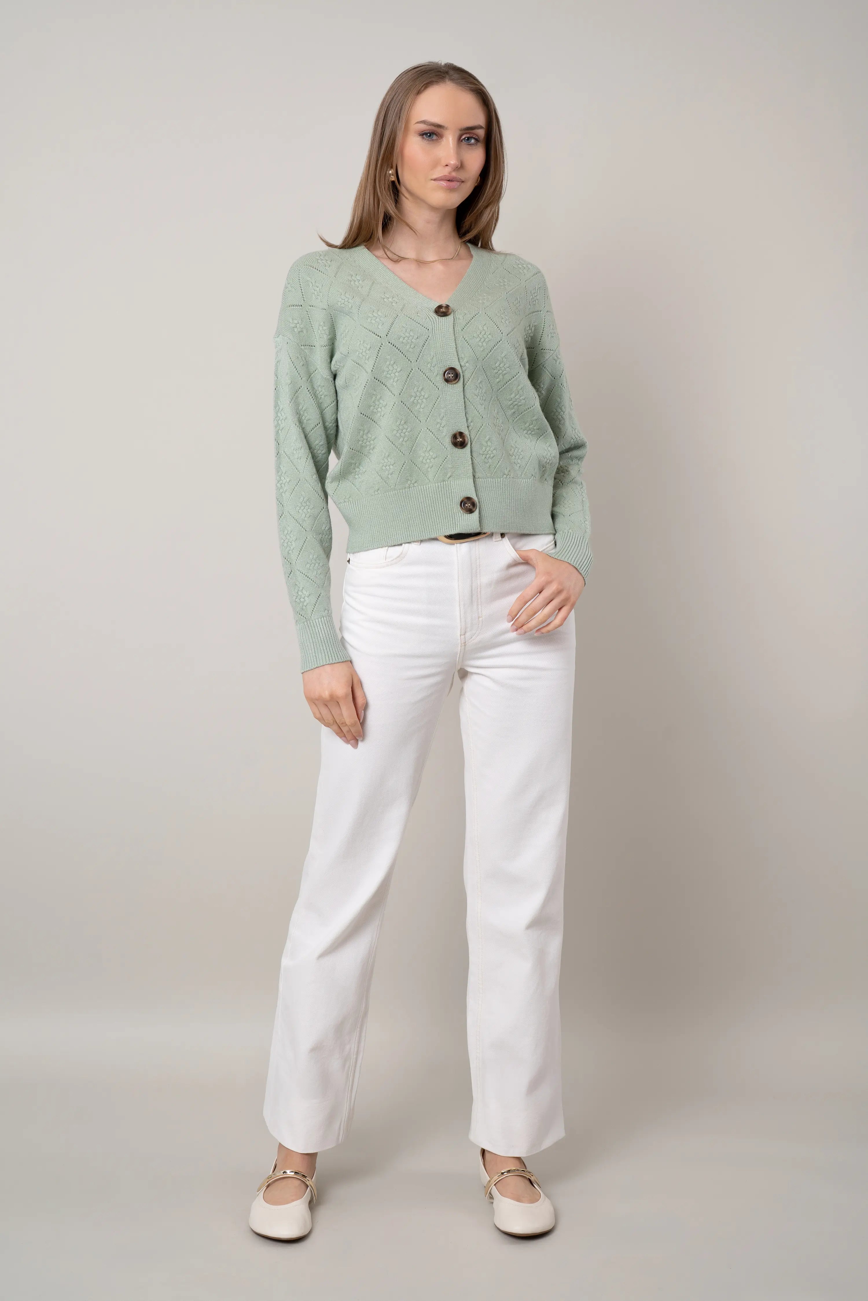 The Diamond Stitch Cardigan