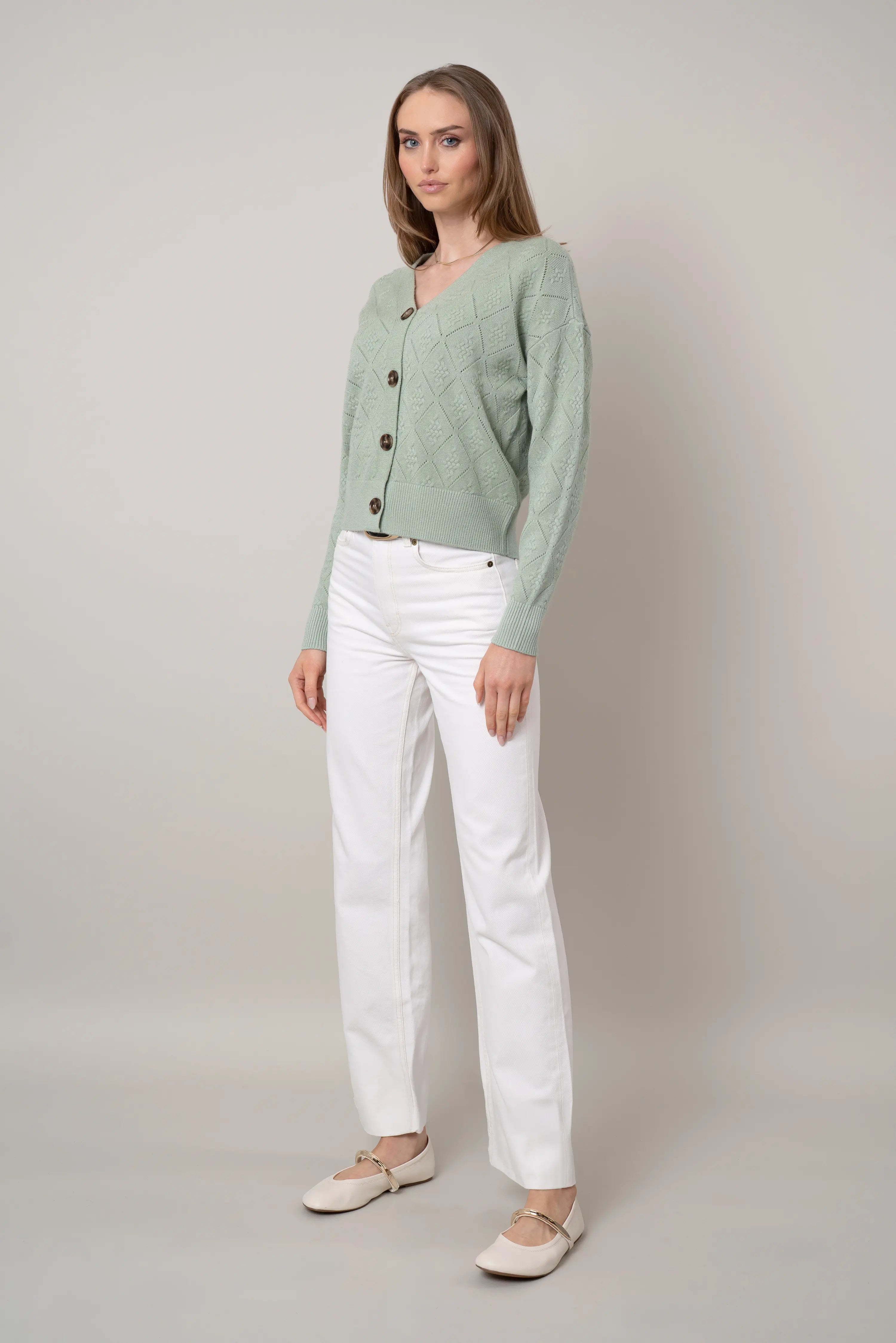 The Diamond Stitch Cardigan