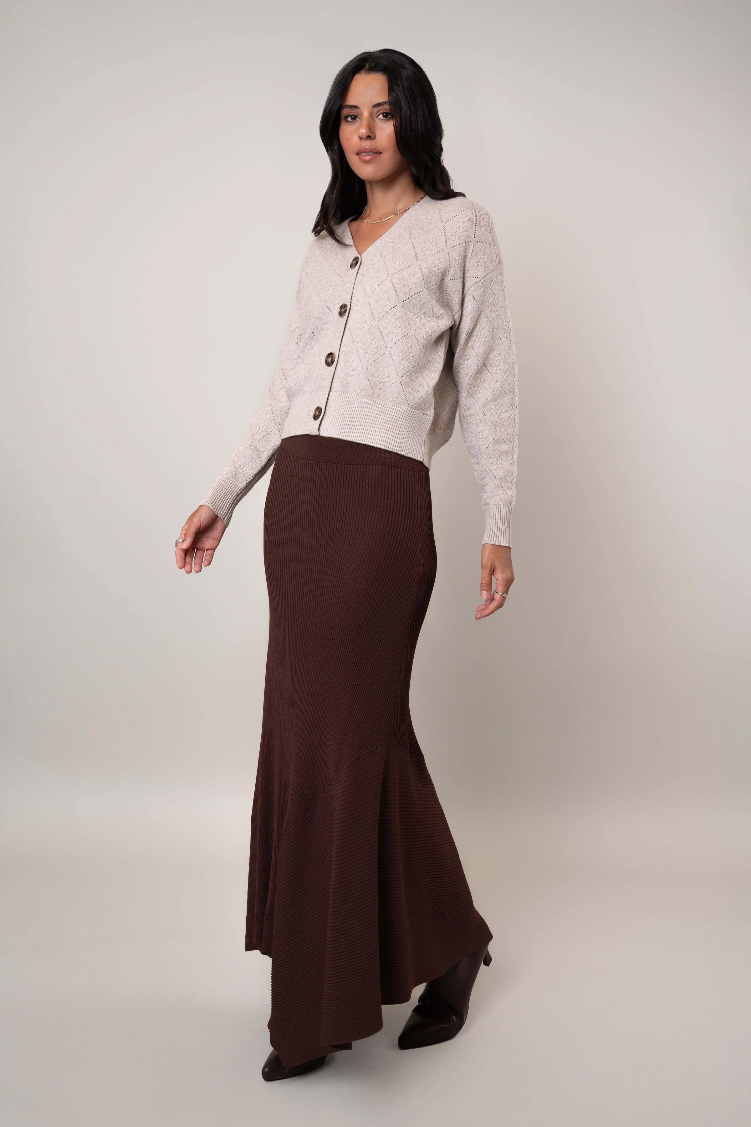 The Diamond Stitch Cardigan