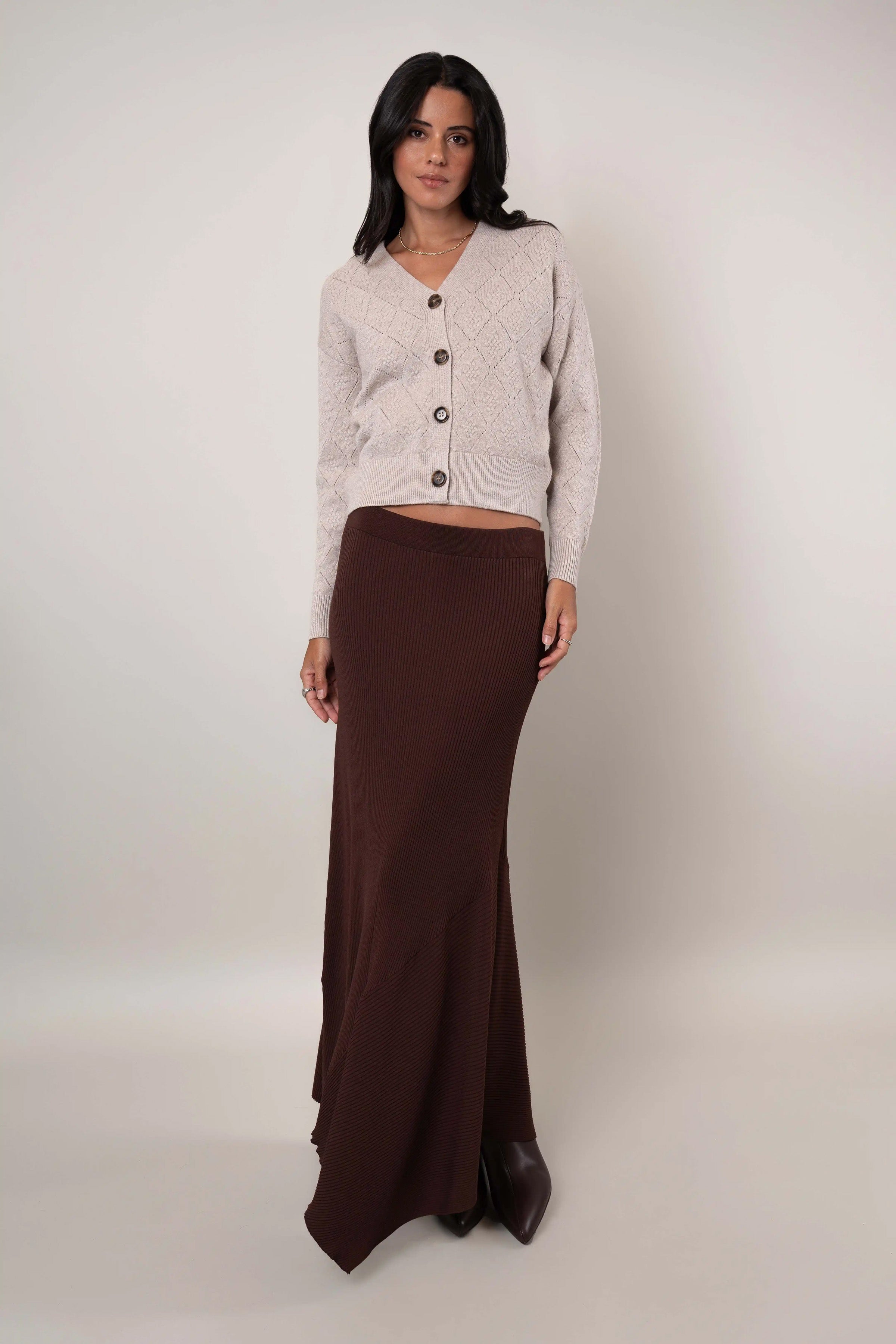 The Diamond Stitch Cardigan