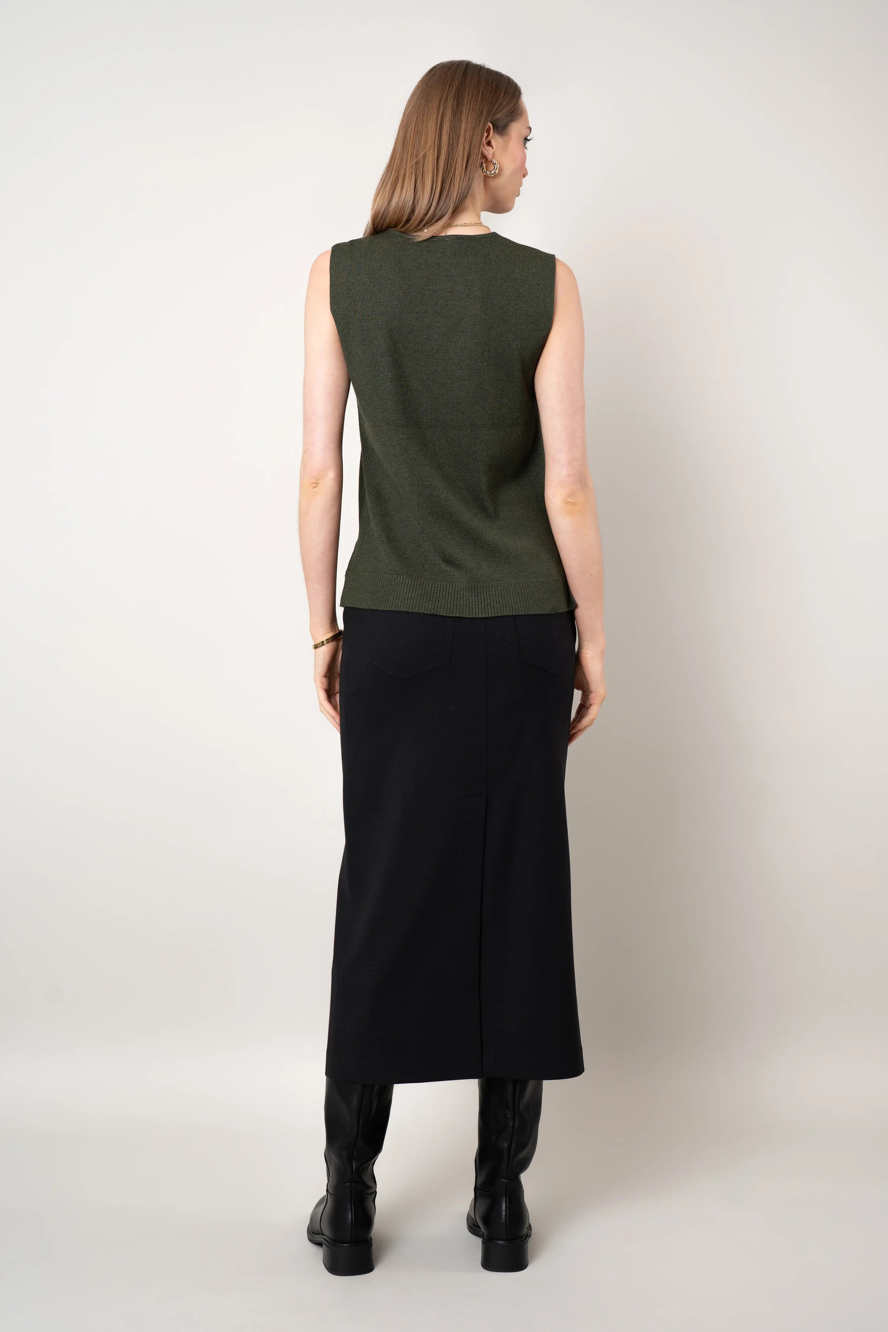 The V-Neck Sleeveless Top