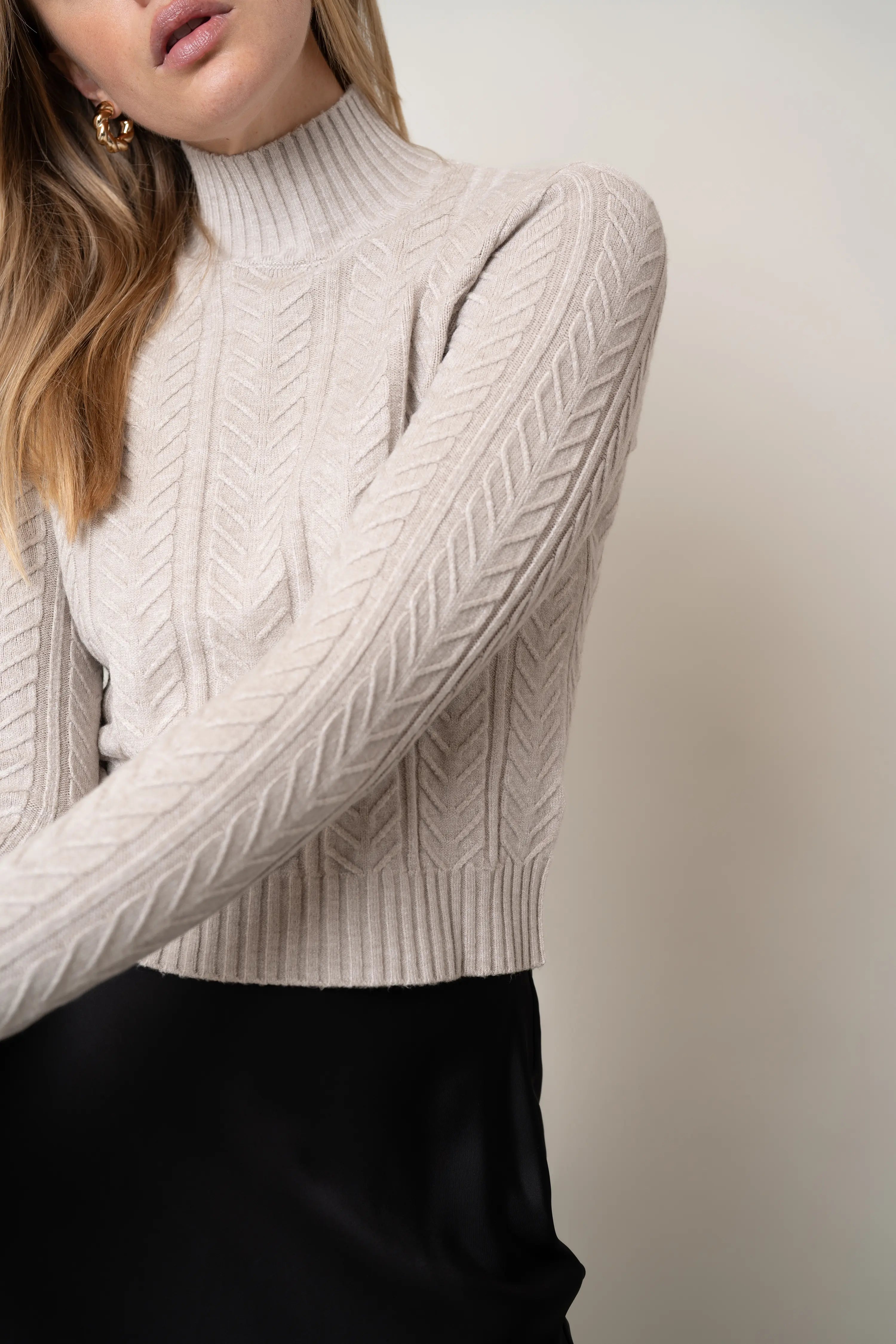 The Cable Mockneck