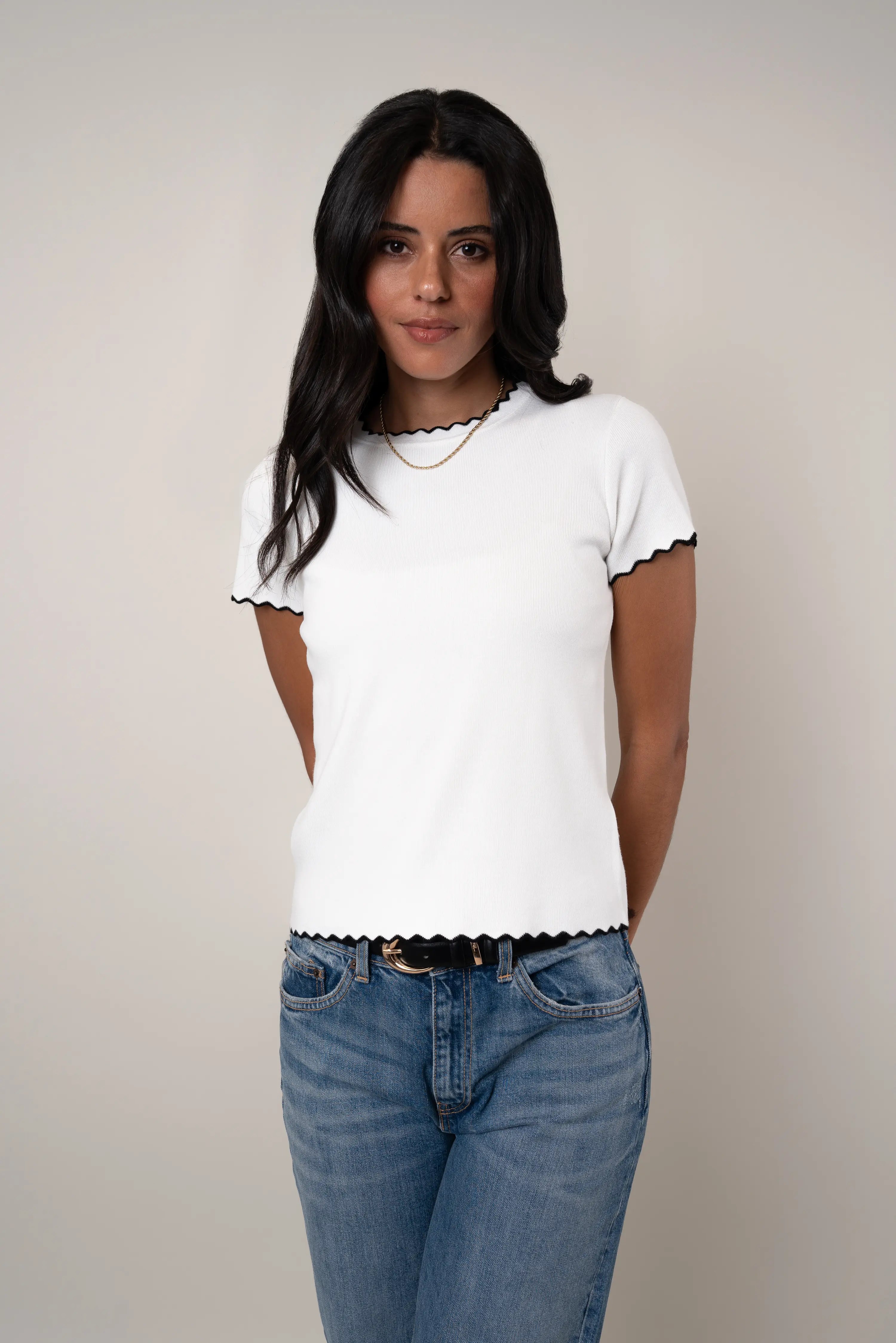 The Scallop Edge Tee