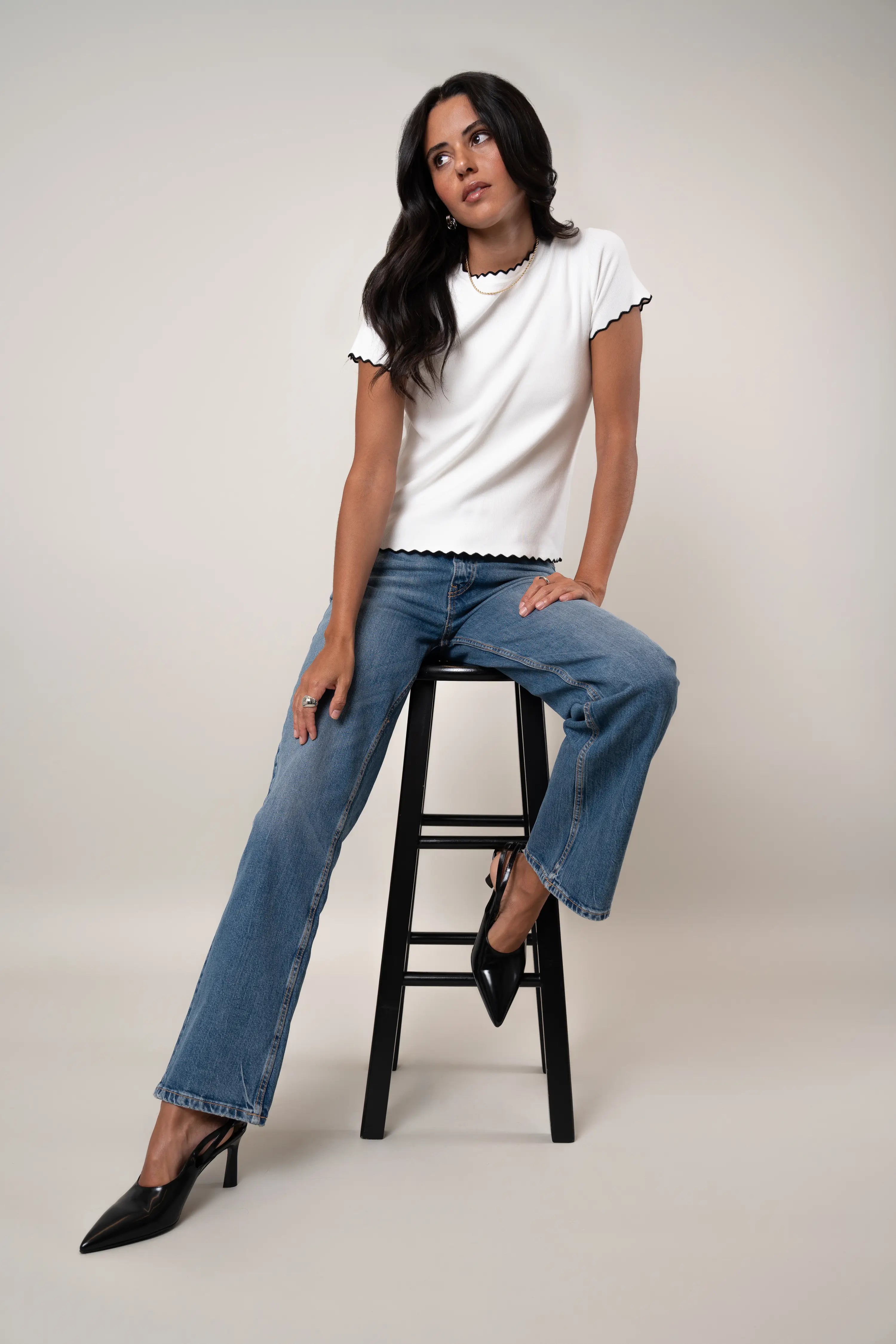 The Scallop Edge Tee