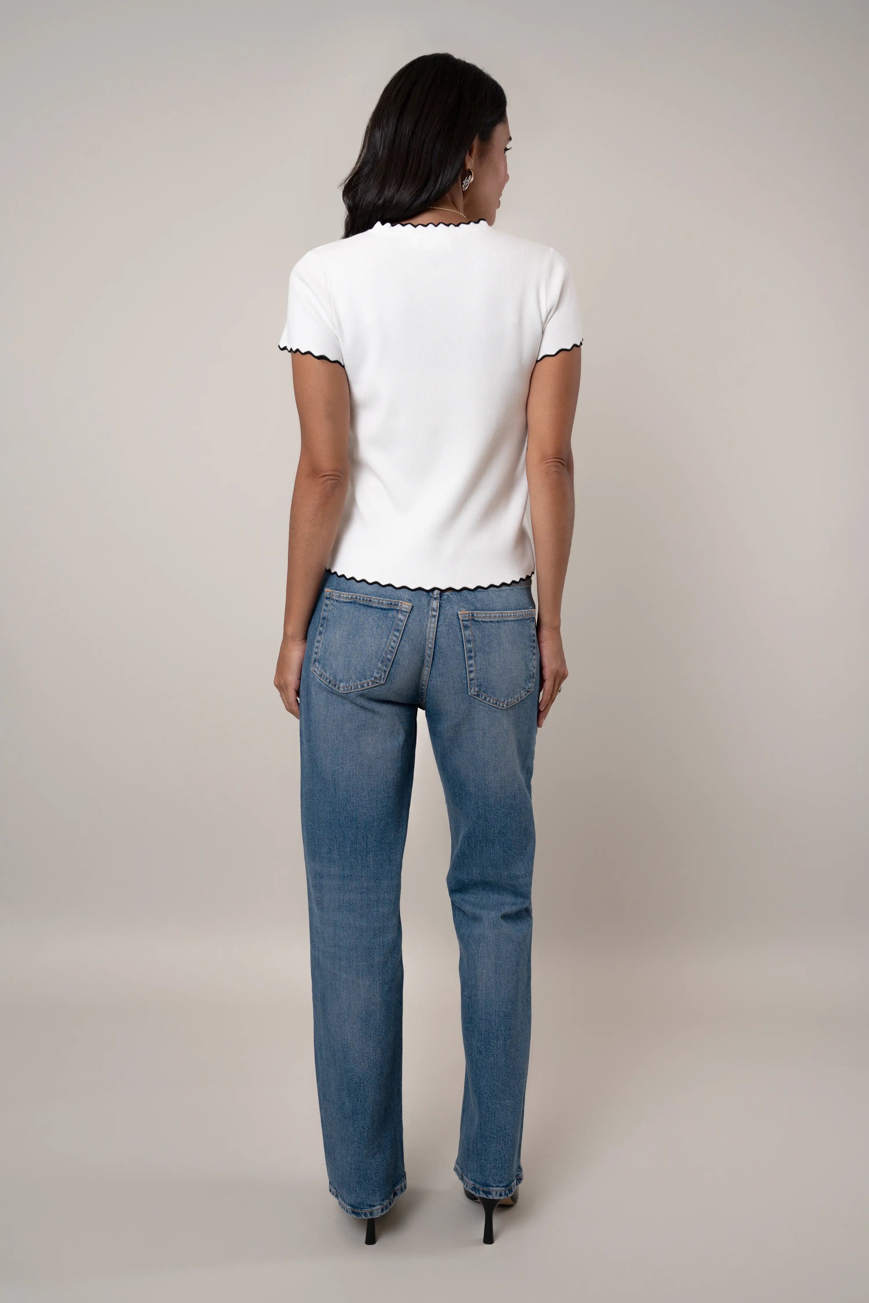 The Scallop Edge Tee