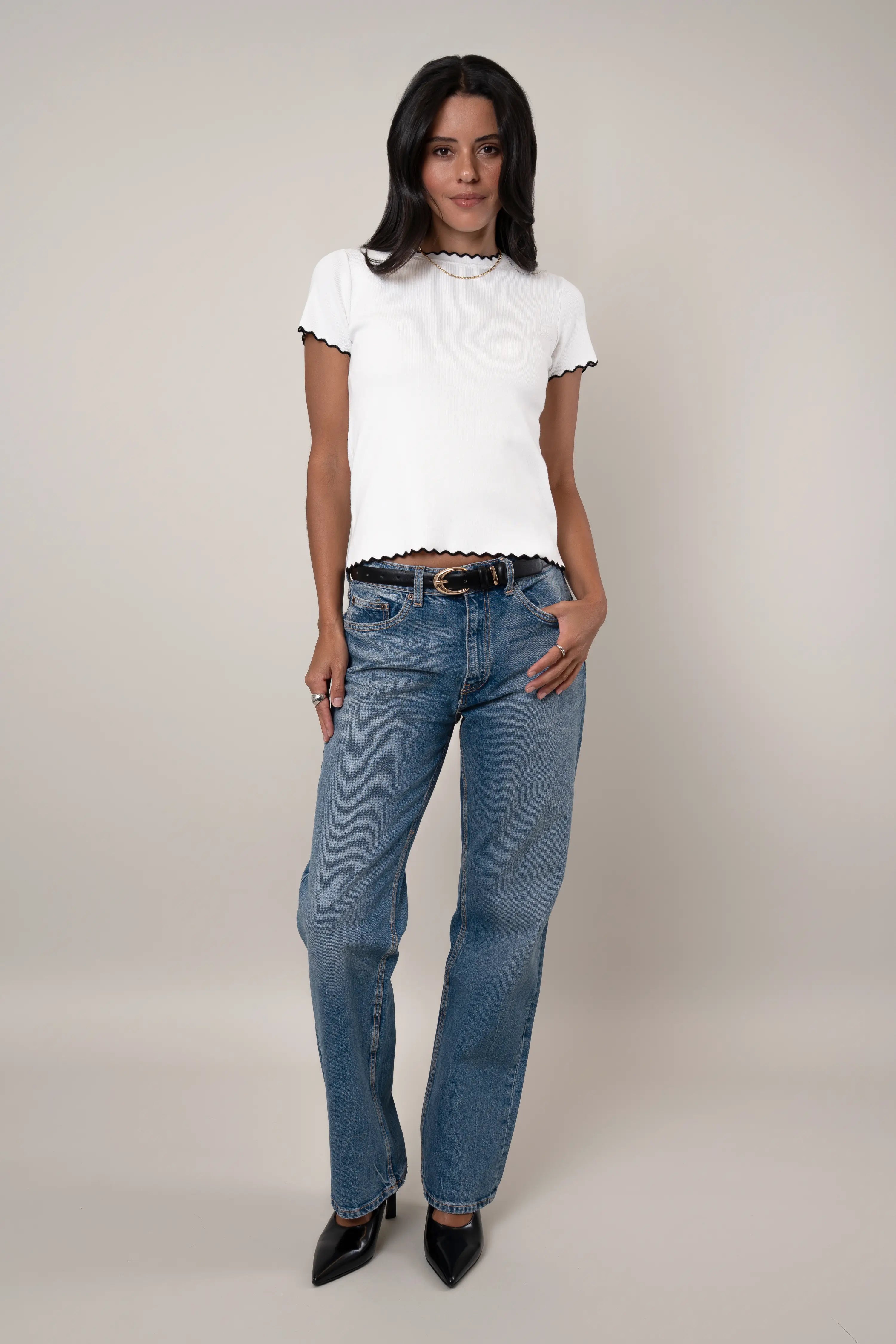 The Scallop Edge Tee