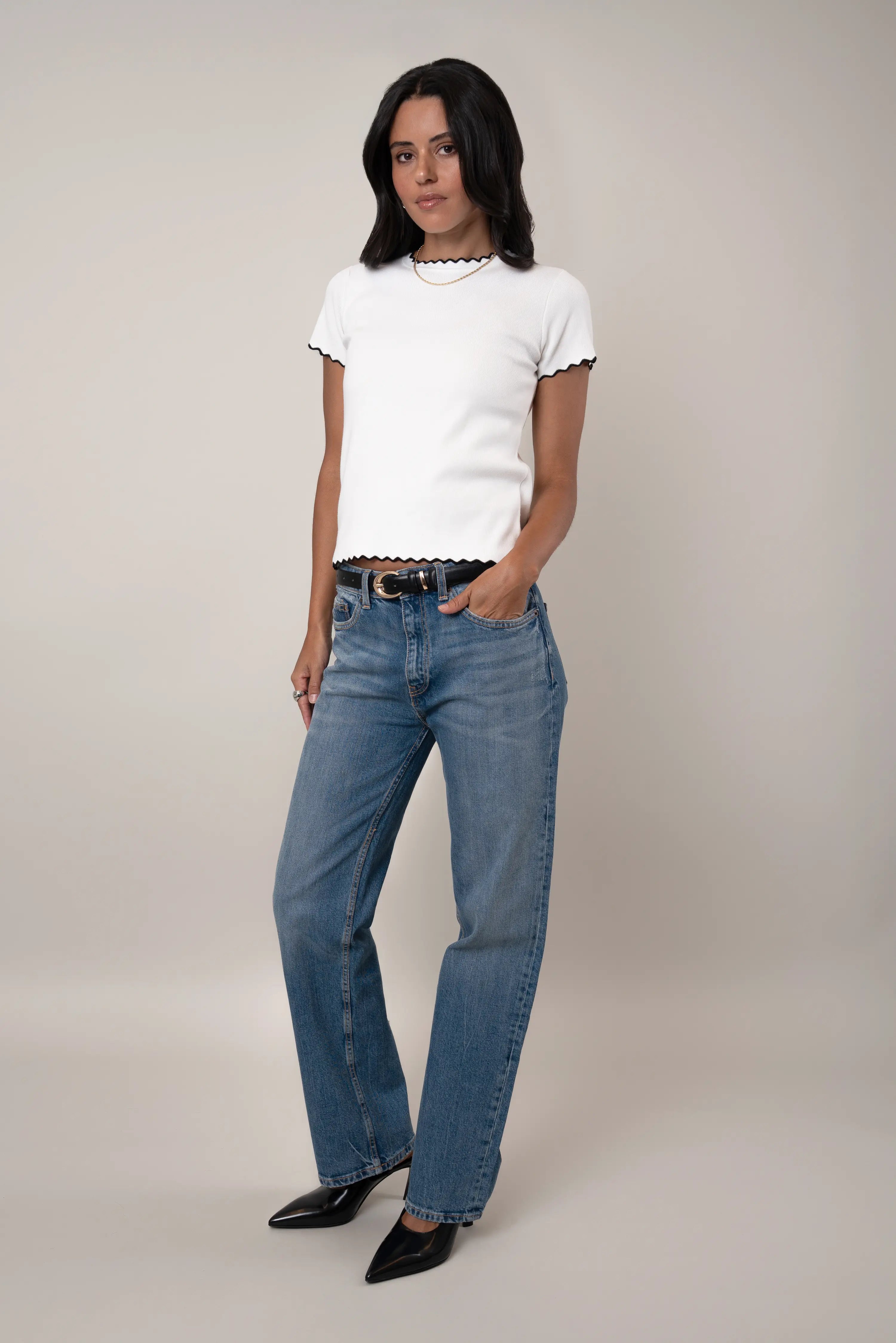 The Scallop Edge Tee