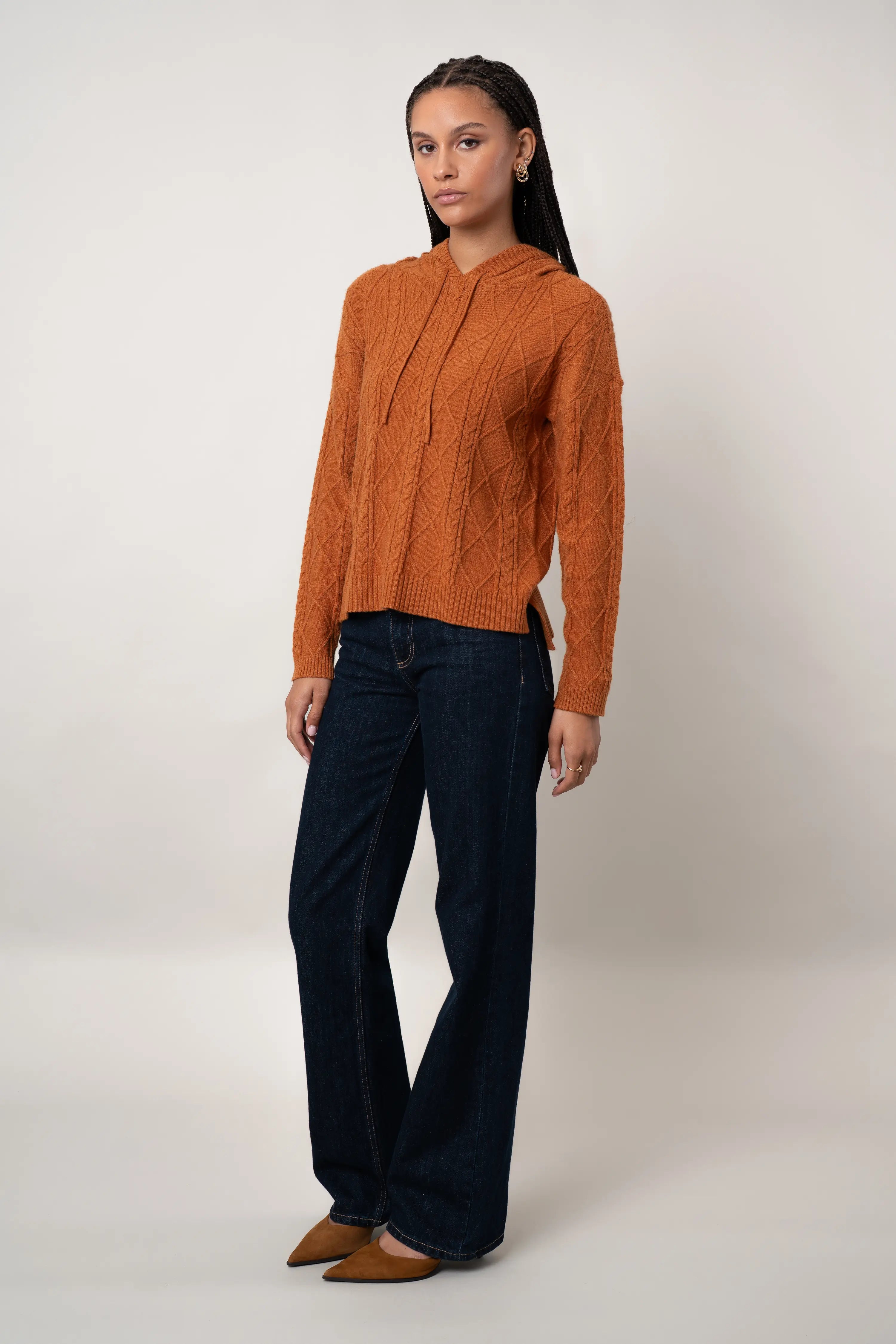 The Cable Diamond Hoodie