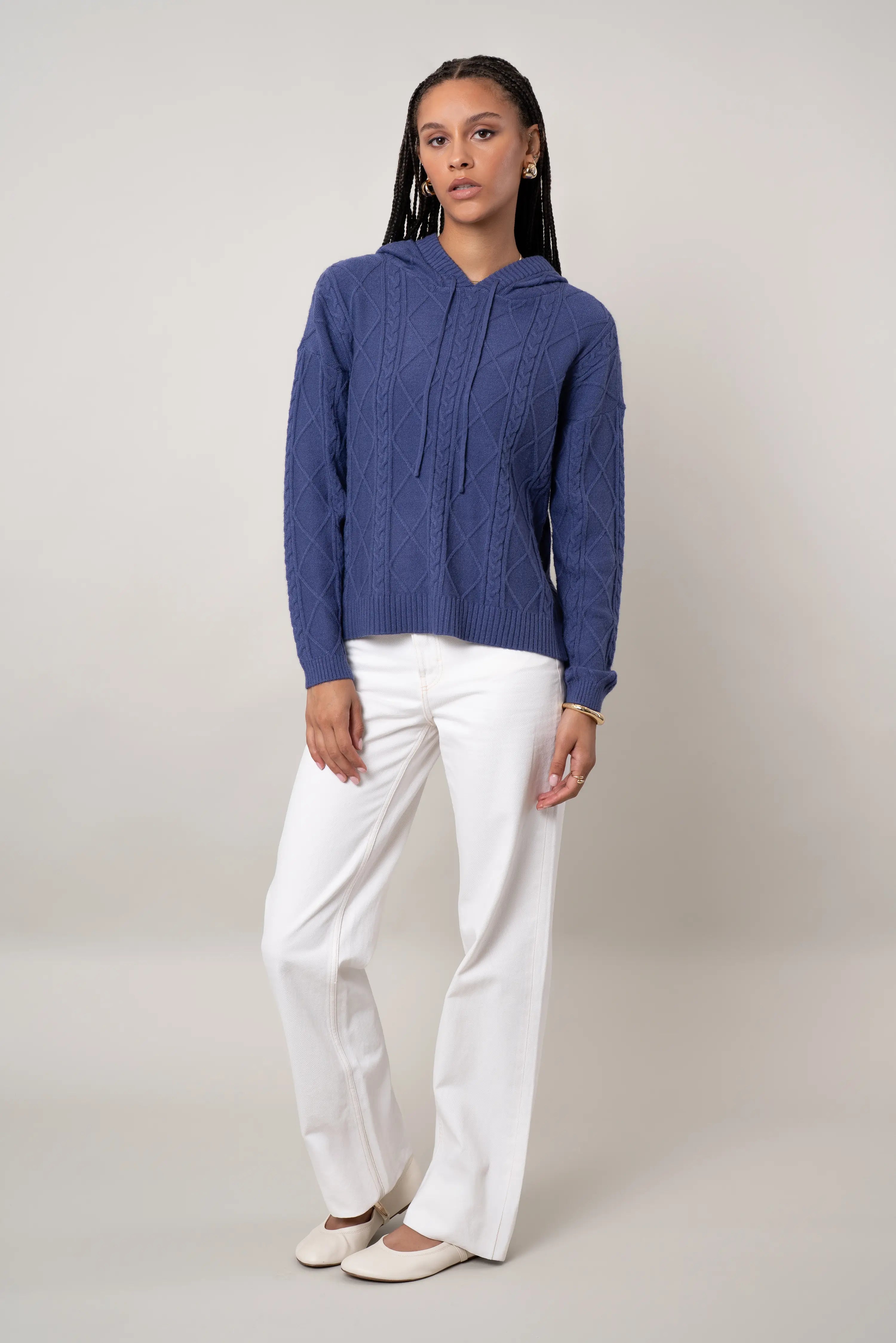 The Cable Diamond Hoodie