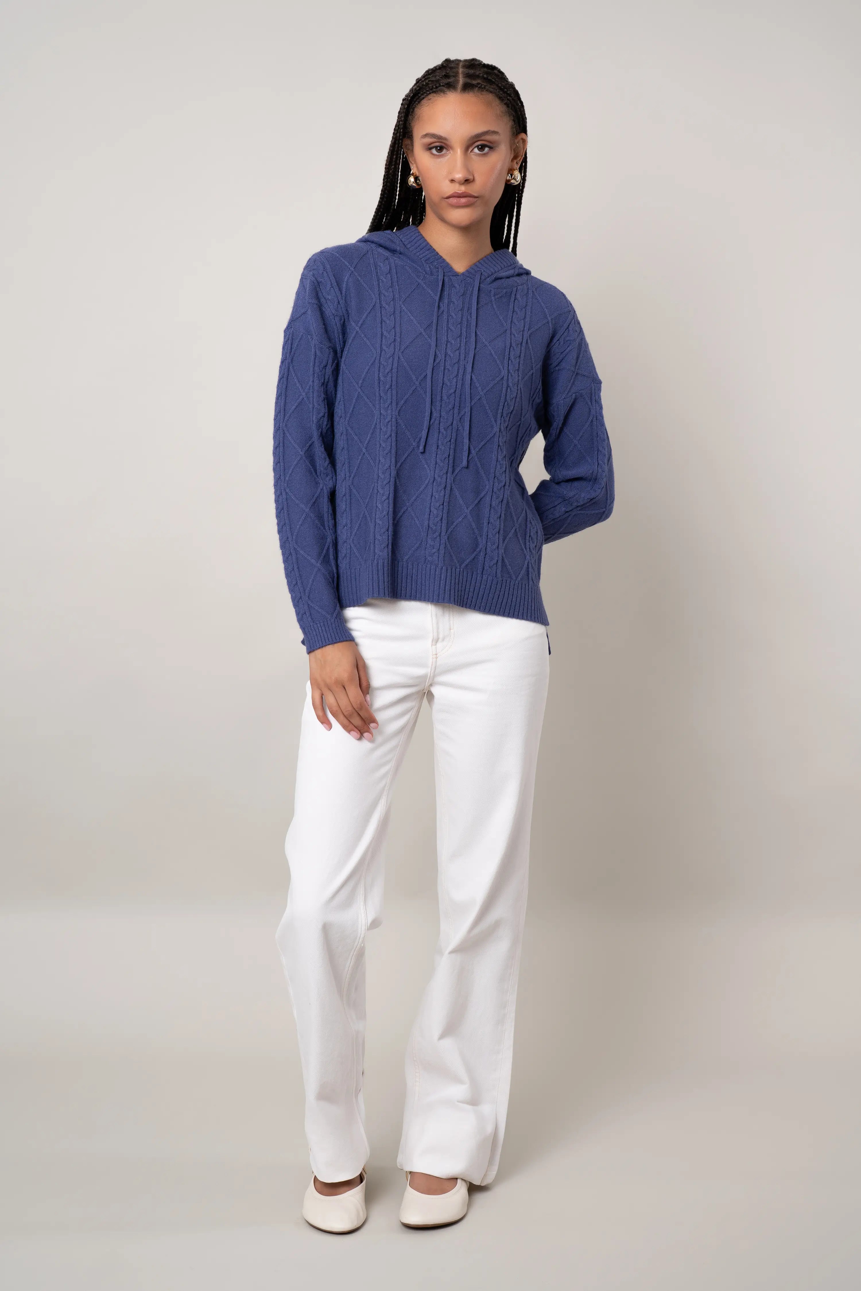 The Cable Diamond Hoodie