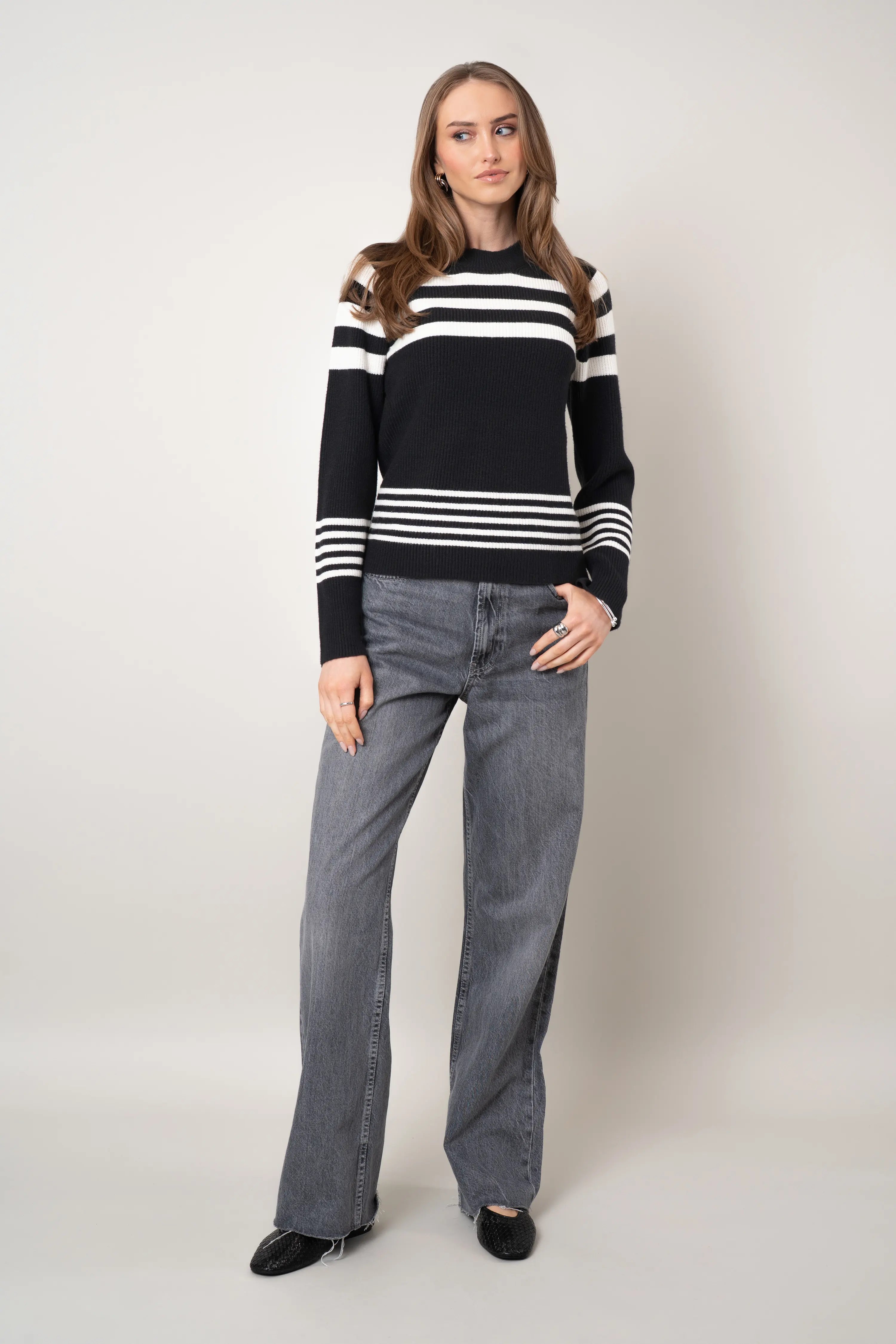 The Striped Crewneck Pullover