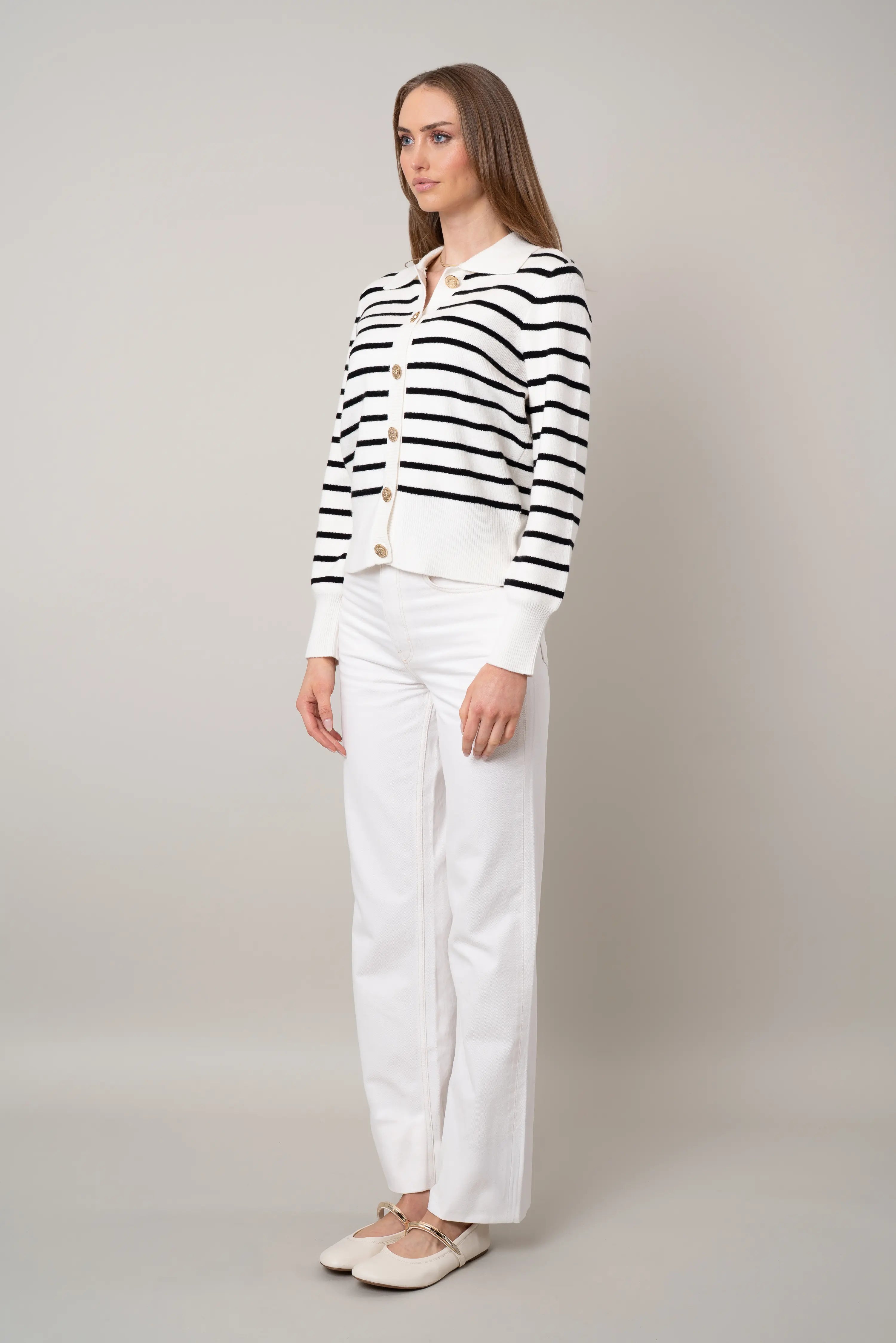 The Striped Cardigan