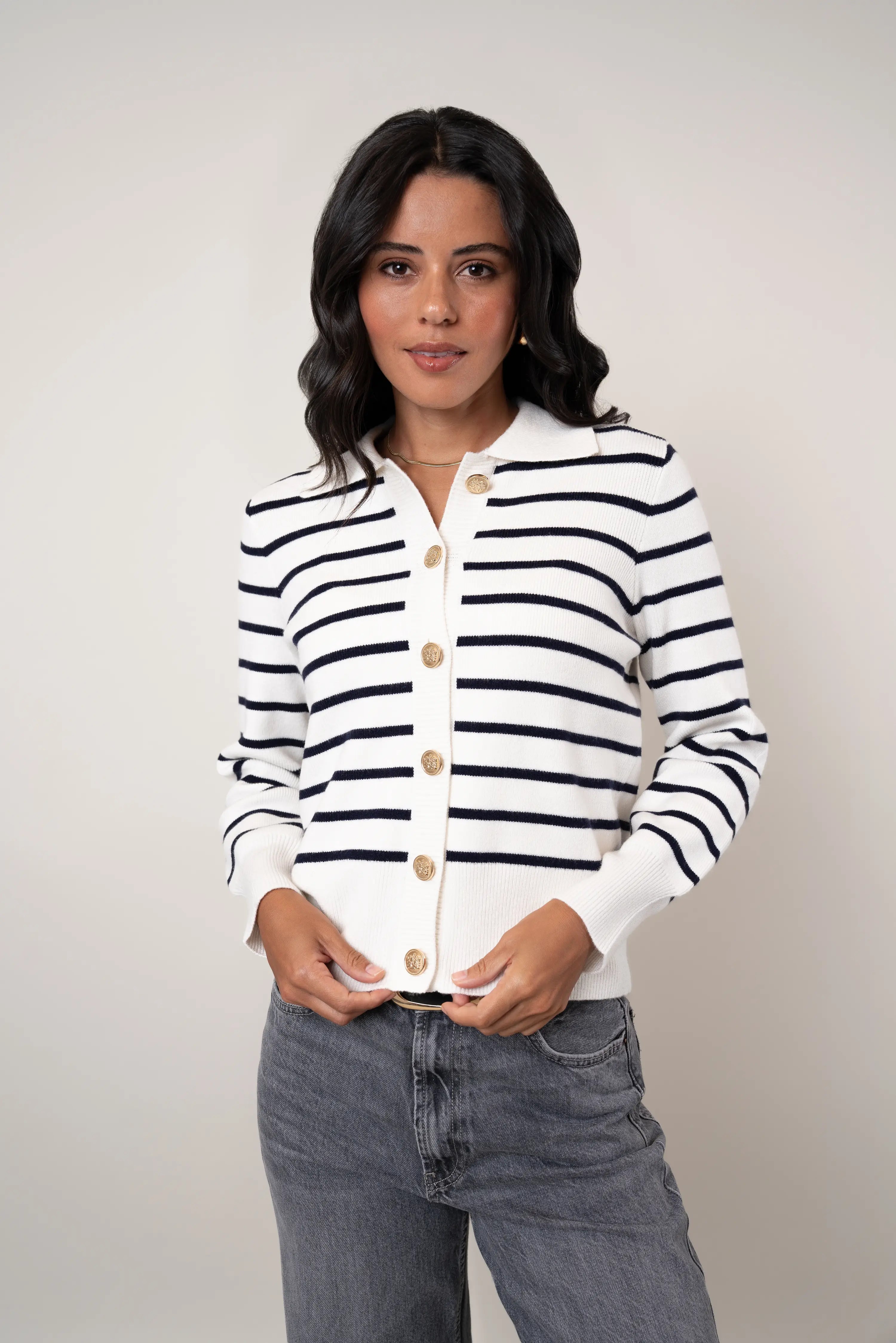 The Striped Cardigan