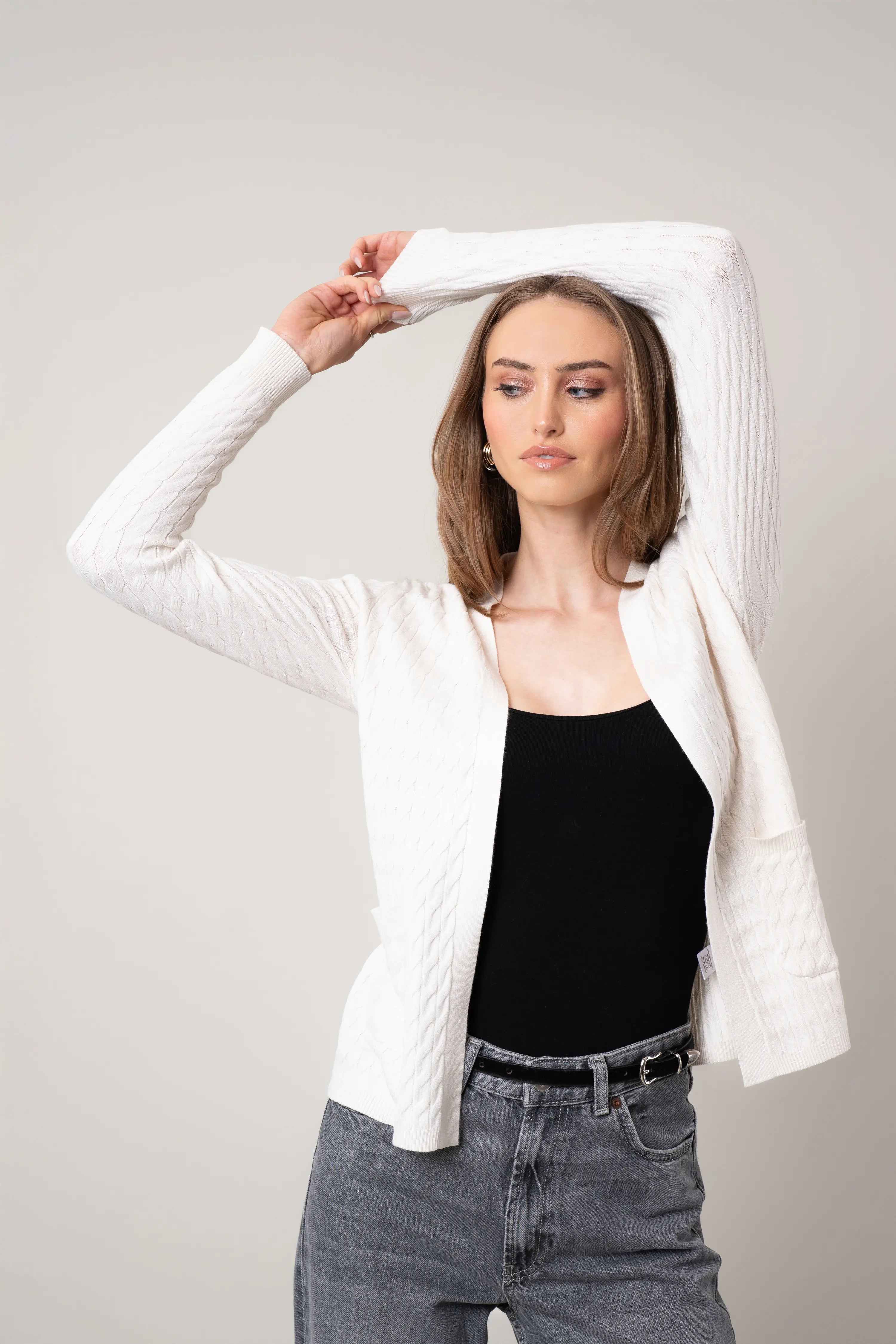 The Open Cable Cardigan