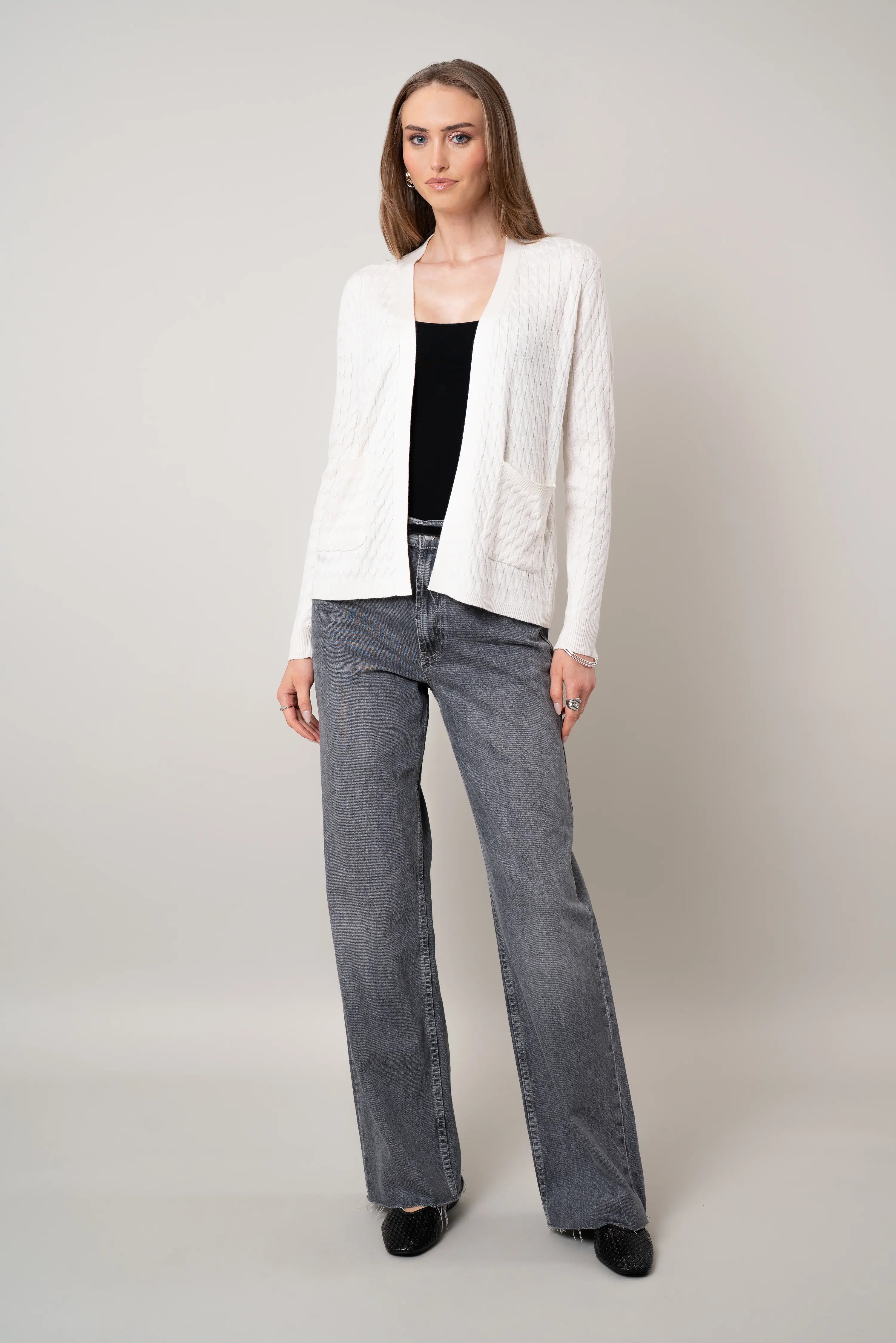 The Open Cable Cardigan