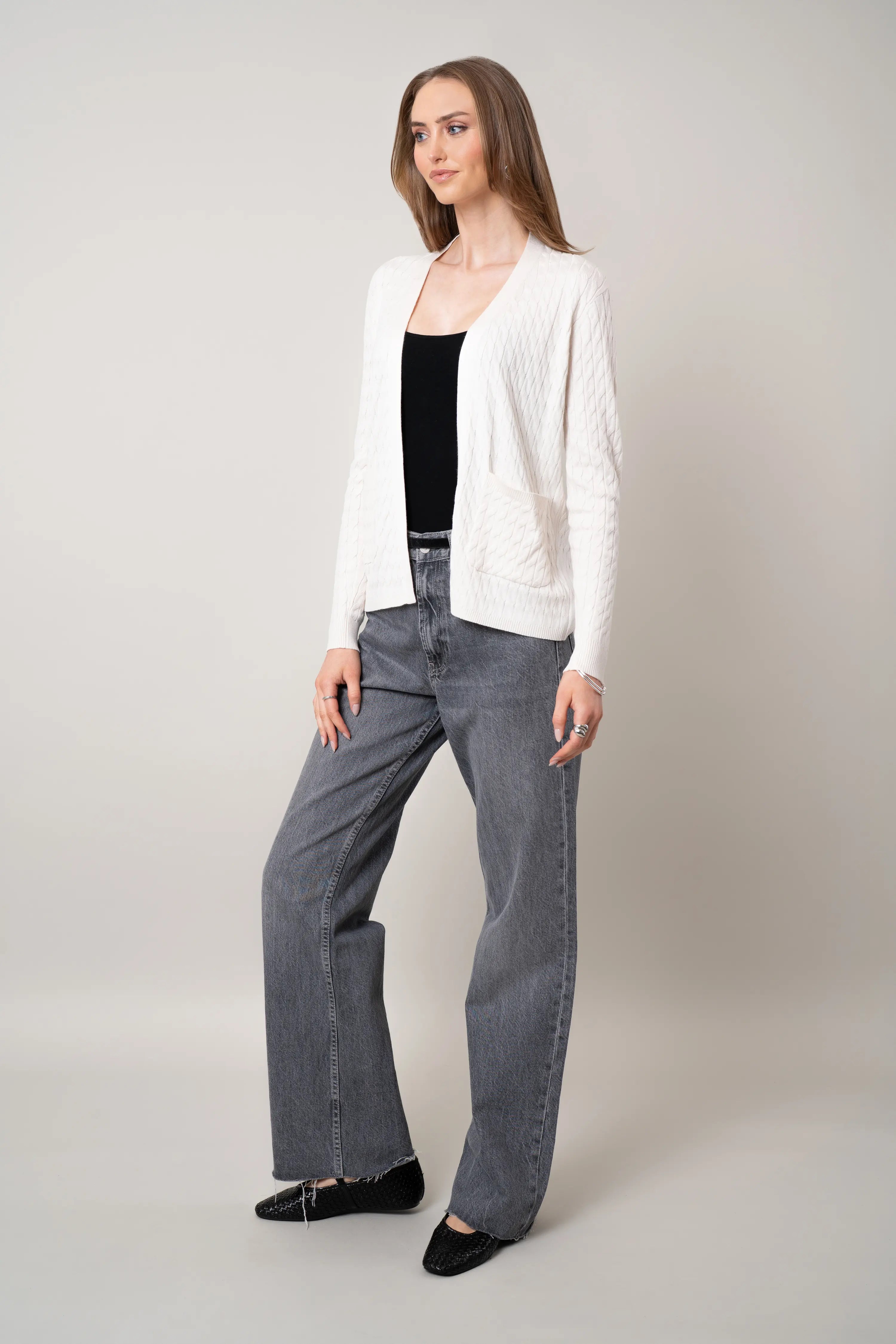 The Open Cable Cardigan