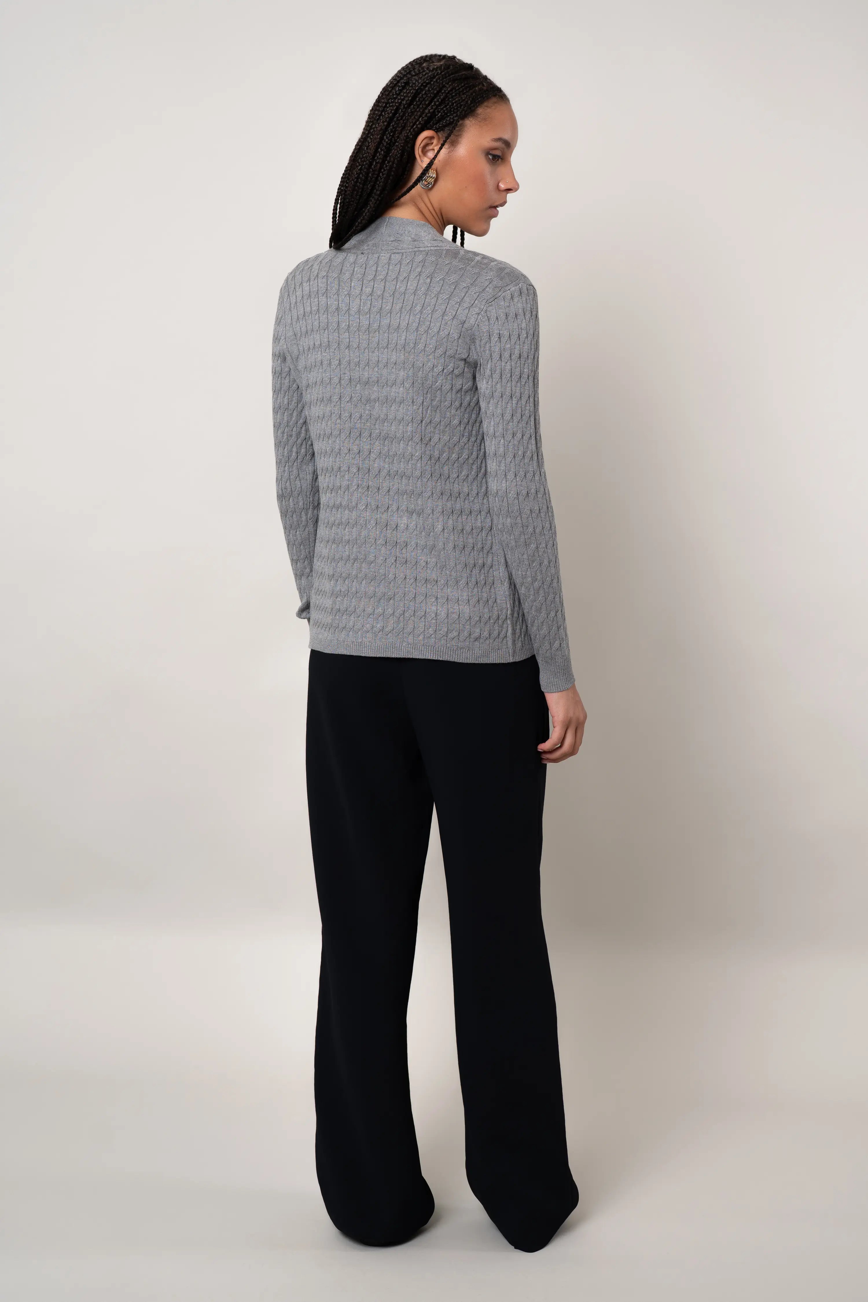 The Open Cable Cardigan