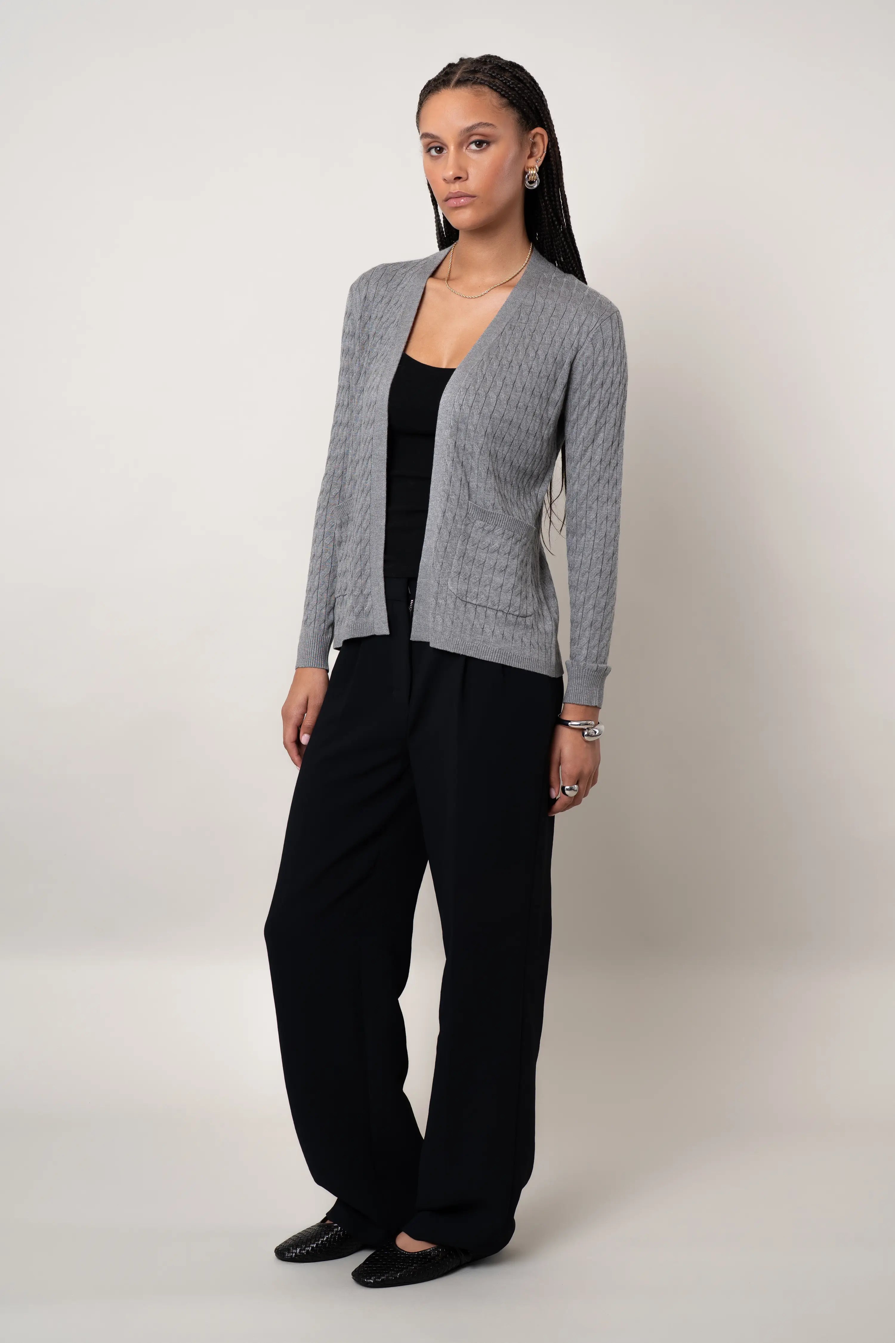 The Open Cable Cardigan