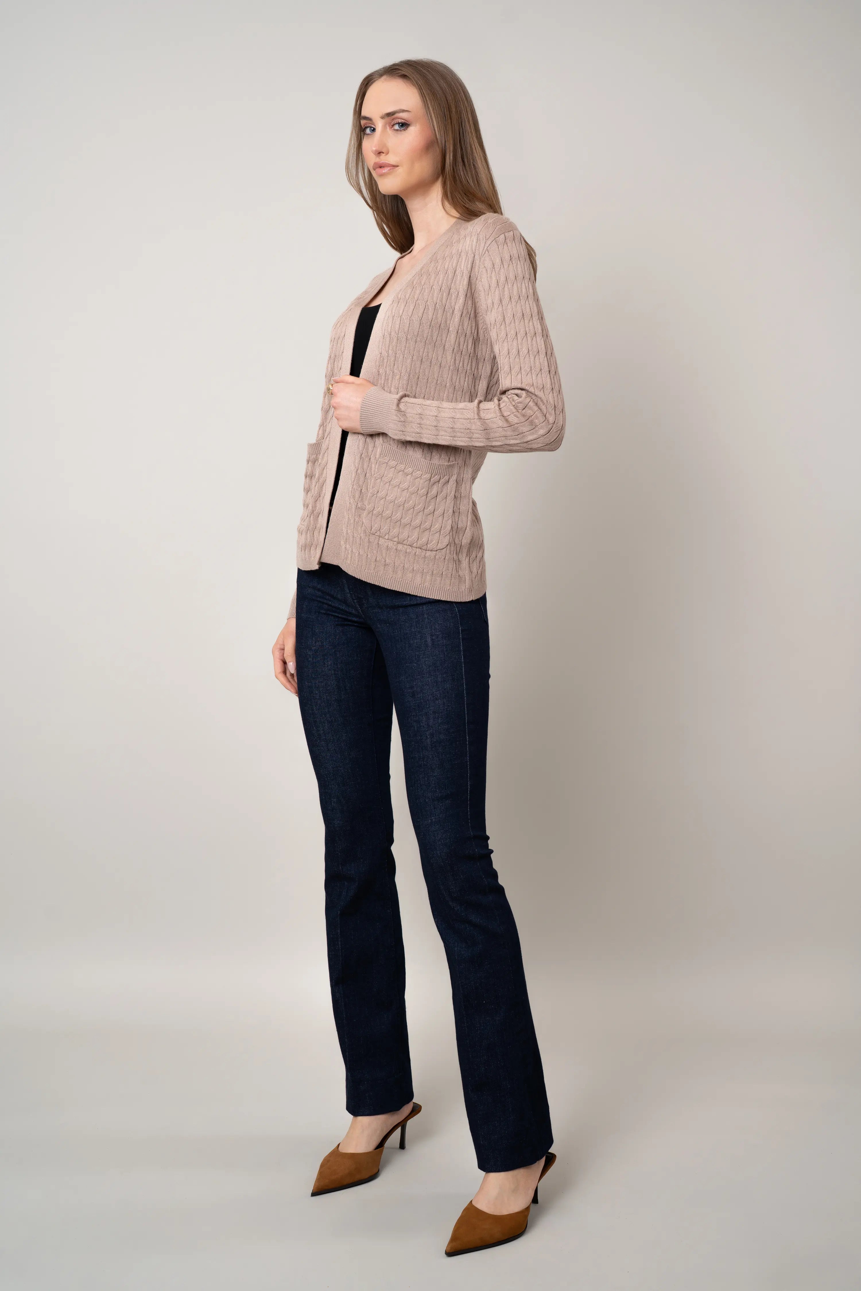 The Open Cable Cardigan