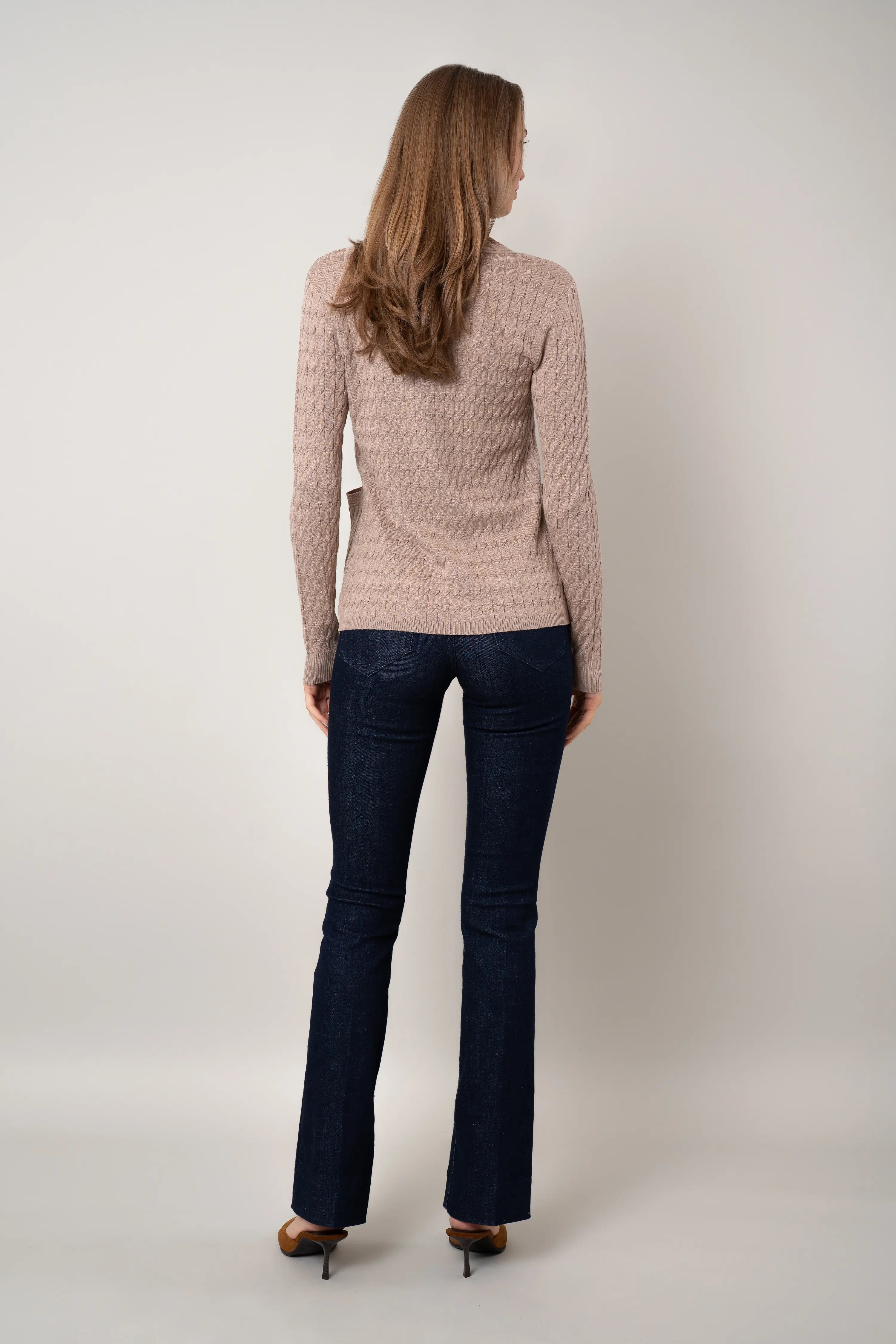 The Open Cable Cardigan