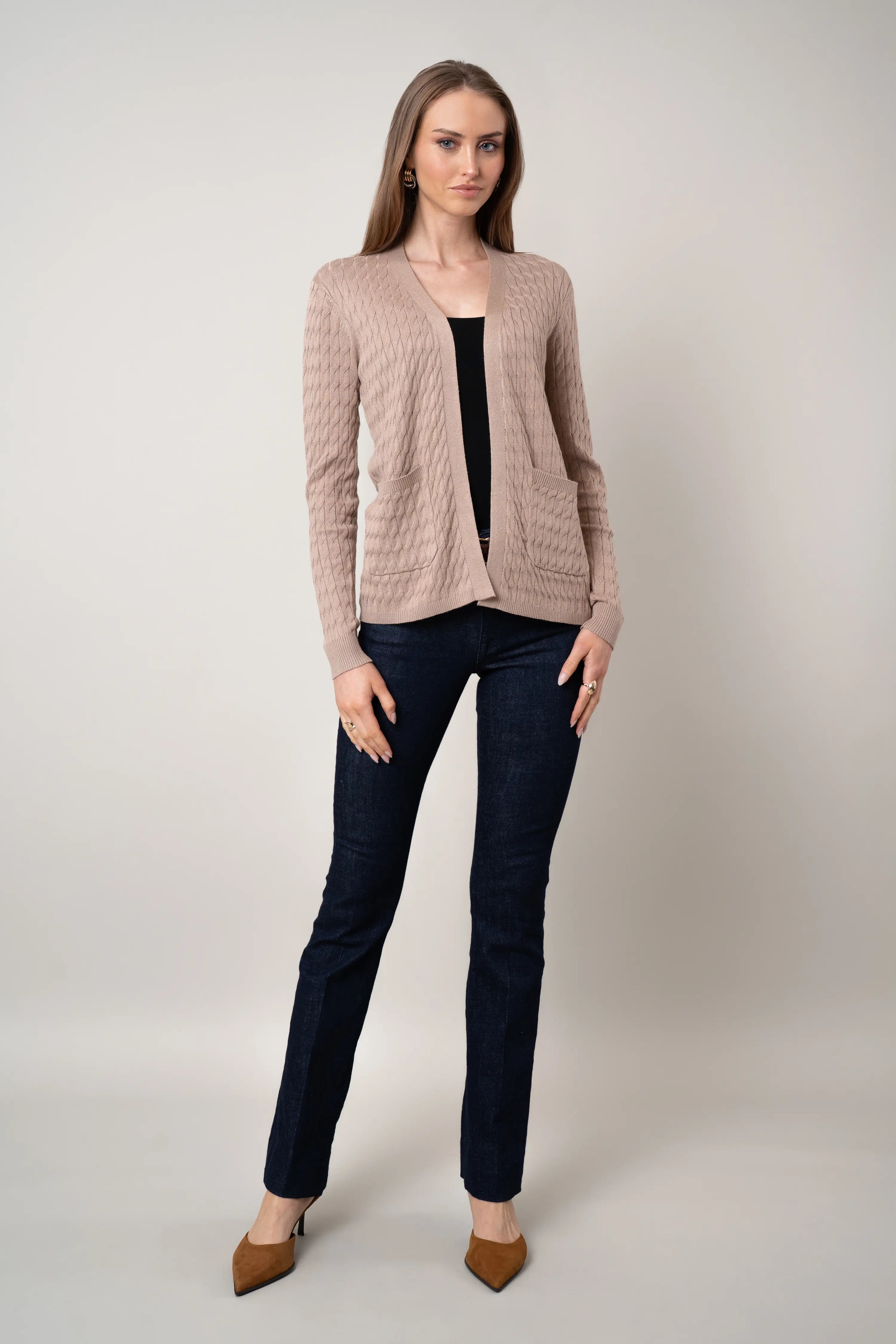 The Open Cable Cardigan