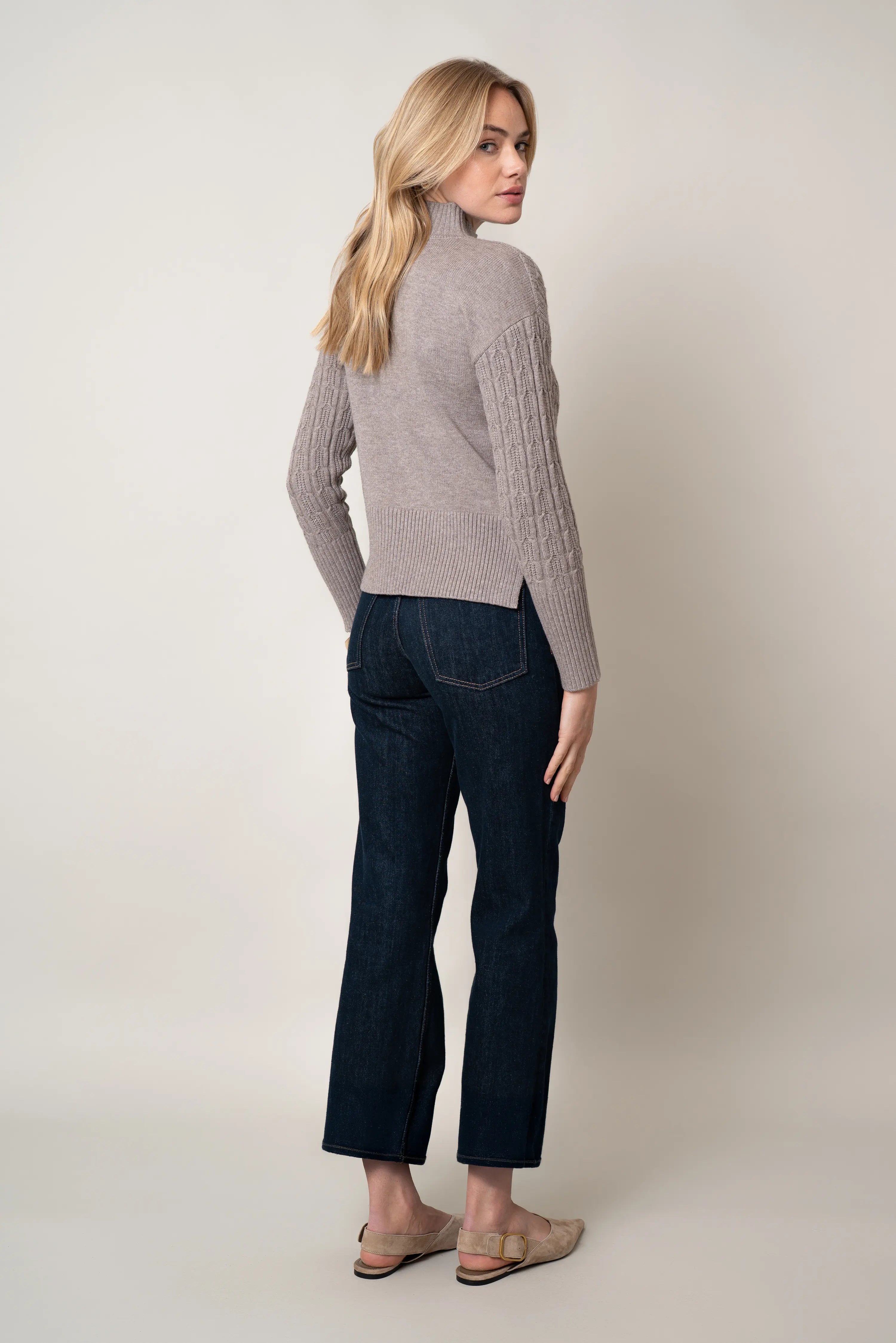 The Sculpted Mockneck Sweater