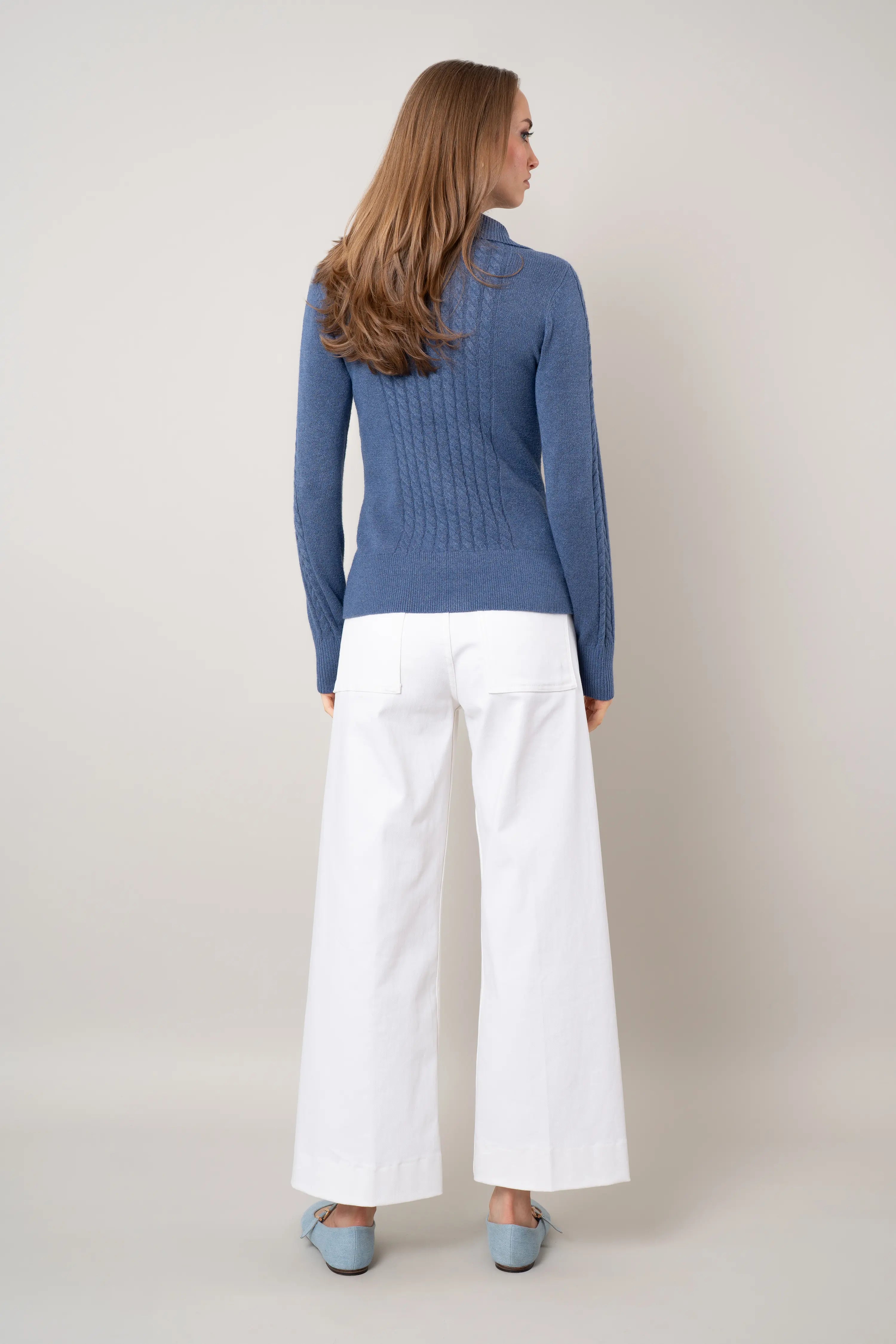 The Cable Zip Cardigan