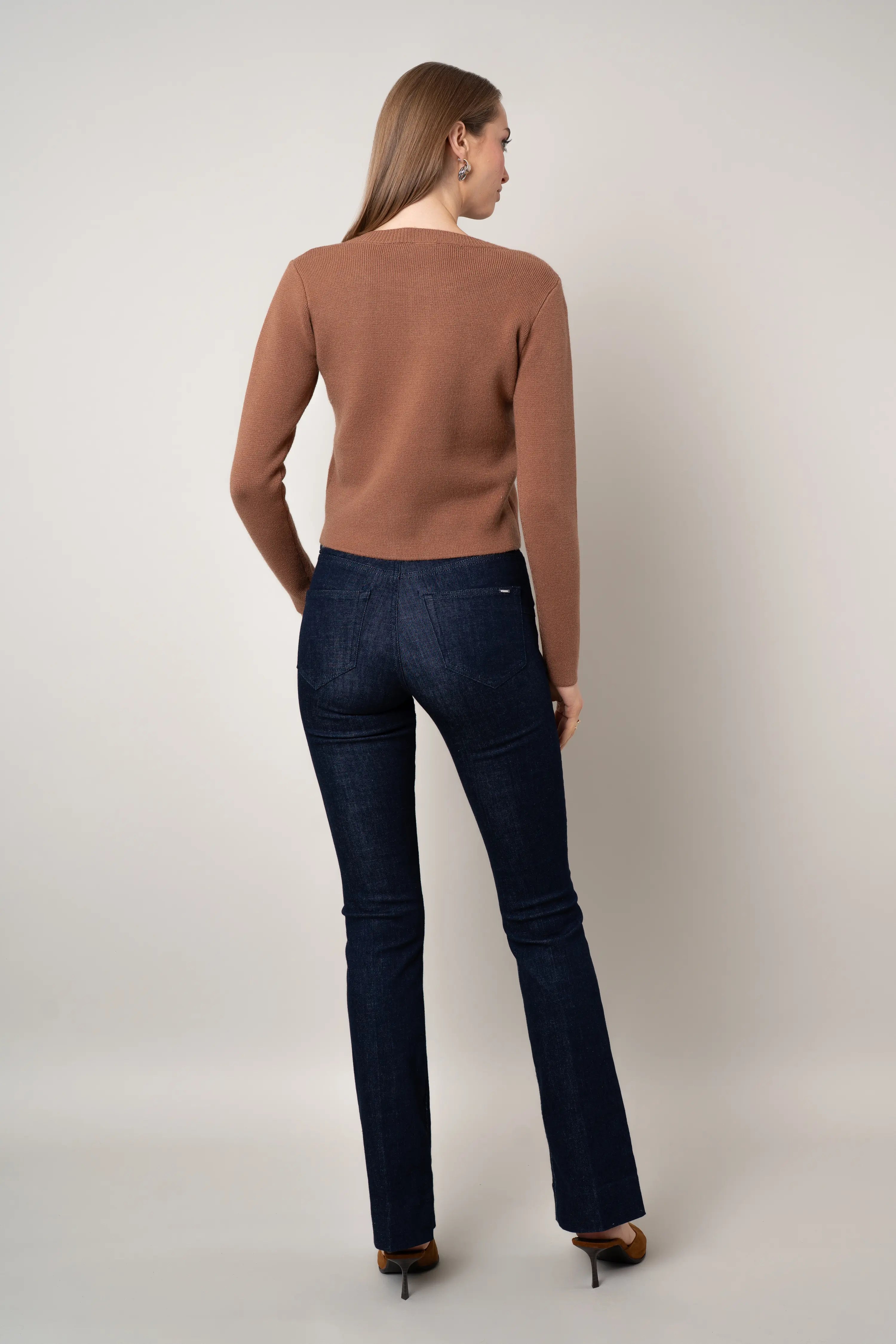 The Cropped Button Cardigan